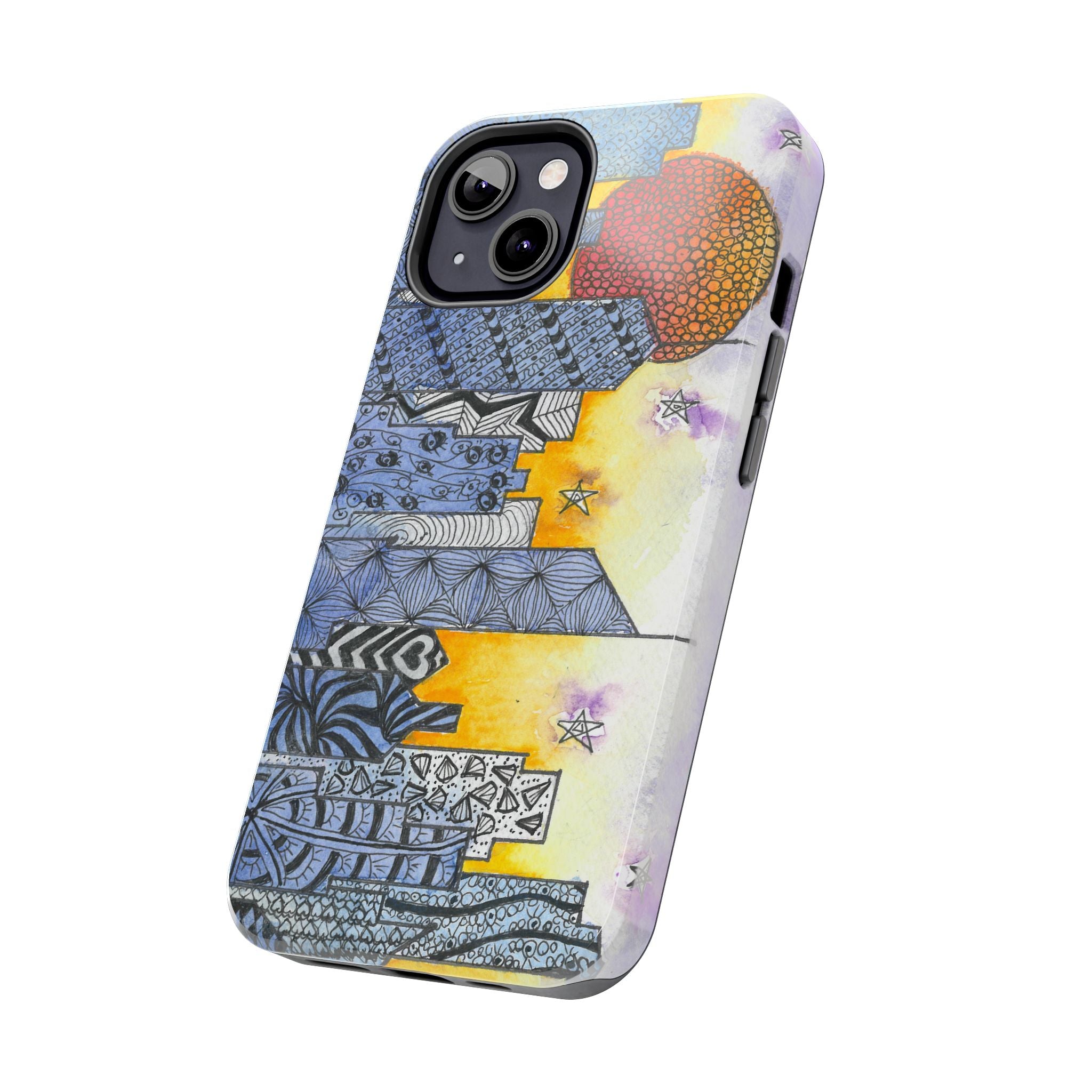 Tough Phone Case - All iPhones and Samsung Galaxys - Exciting Abstract Design #5 In The Shadows