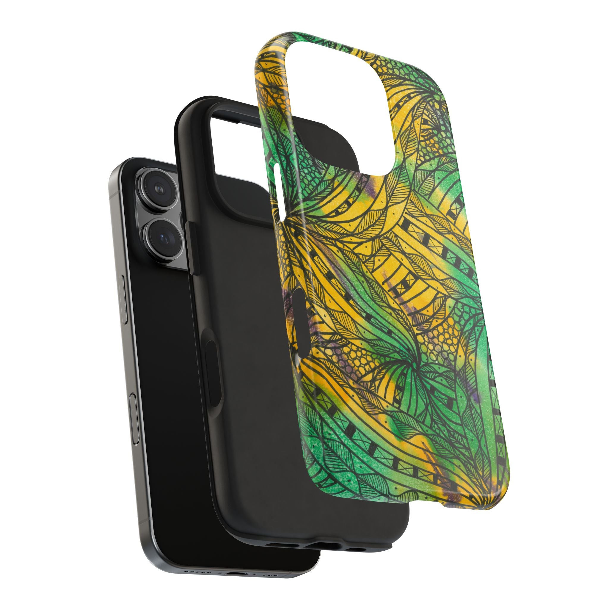 Tough Phone Case - All iPhones and Samsung Galaxys - Exciting Abstract Design #37 Shubbery!