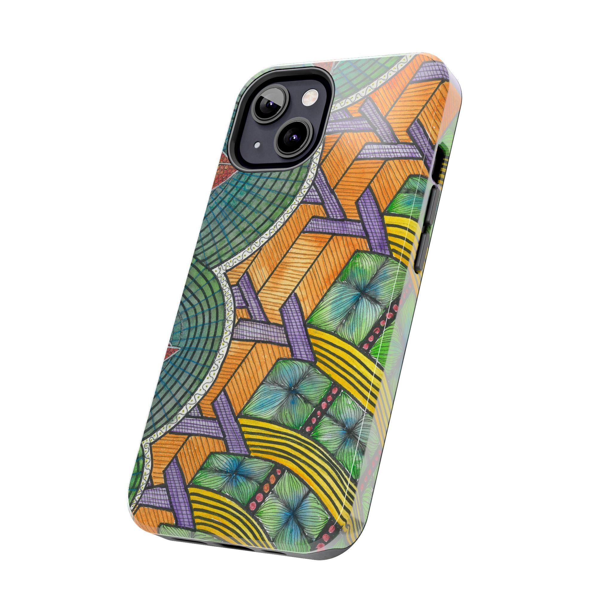 Tough Phone Case - All iPhones and Samsung Galaxys - Exciting Abstract Design #31 T'Eye Land