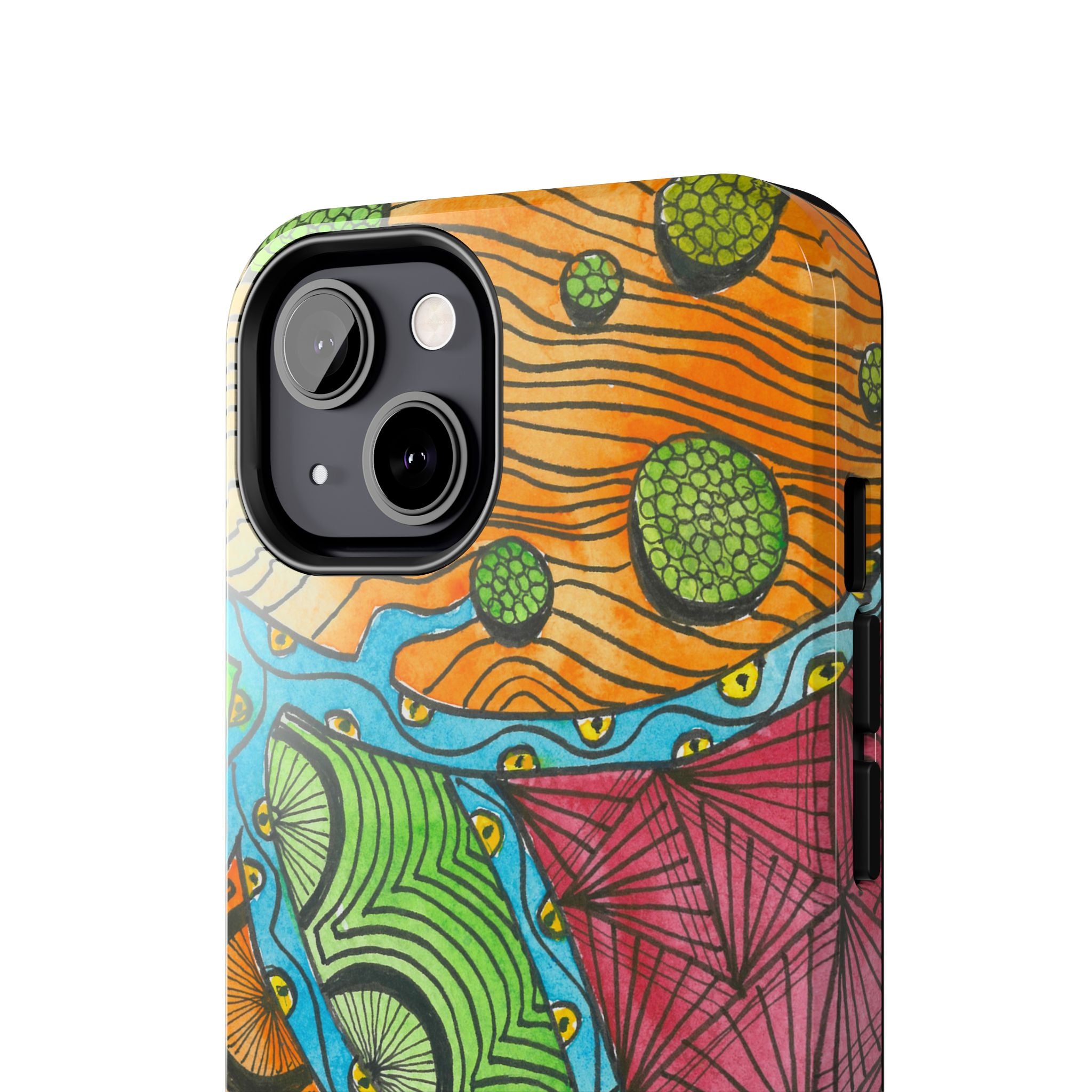 Tough Phone Case - All iPhones and Samsung Galaxys - Exciting Abstract Design #11 Today's The Day