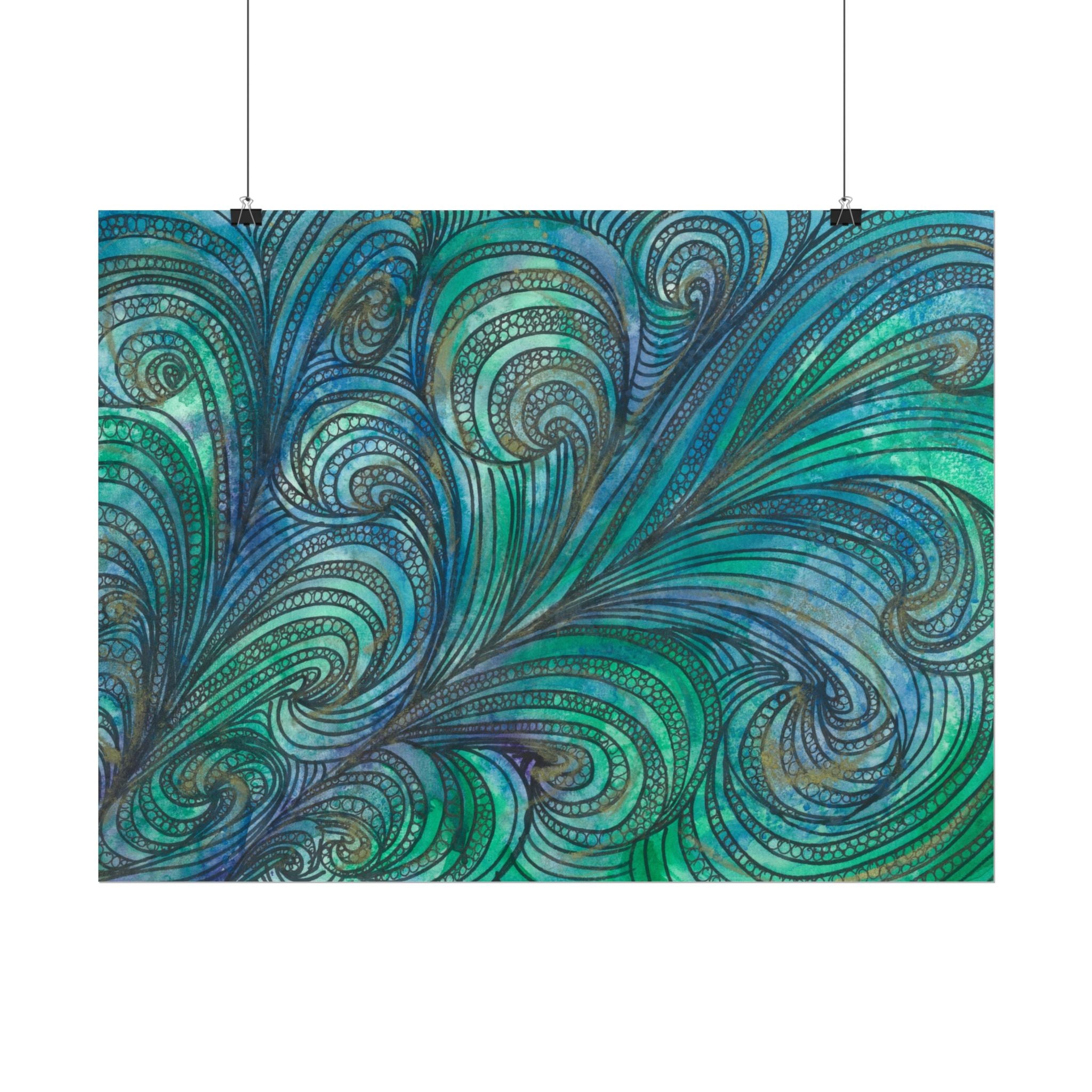 Large Colourful Wall Art, Posters & Prints, For Office, Bedroom or Living Room, or Special Gift #71 Call Of The Sea