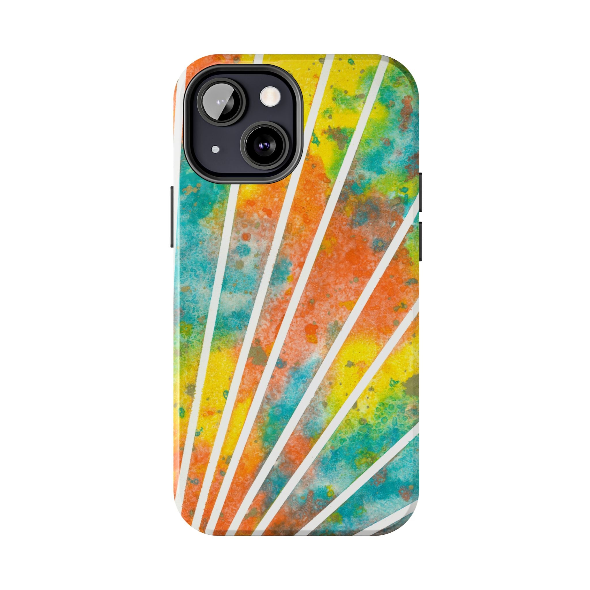 Tough Phone Case - All iPhones and Samsung Galaxys - Exciting Abstract Design #101 Your Energy Radiates
