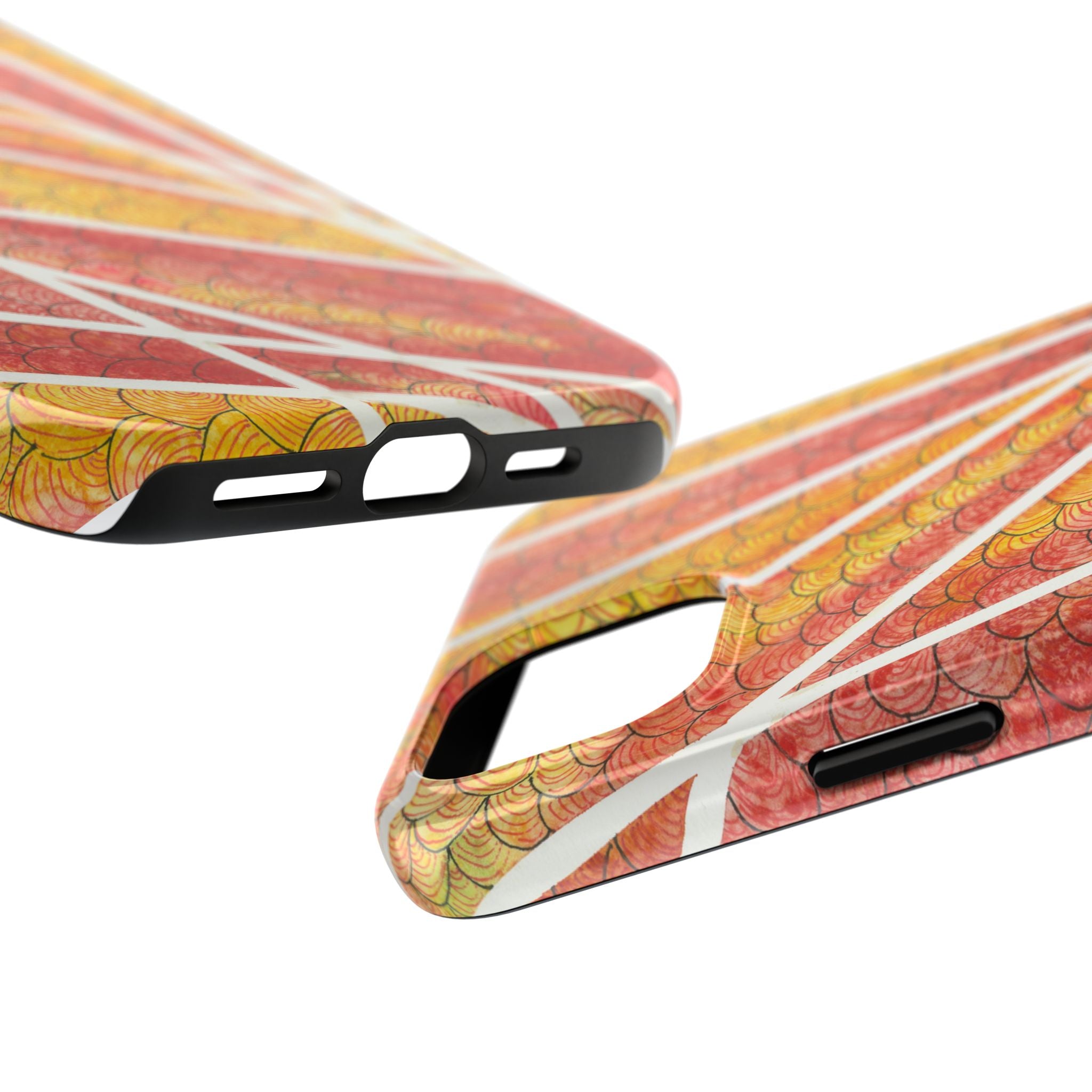 Tough Phone Case - All iPhones and Samsung Galaxys - Exciting Abstract Design #67 Max Mimosa