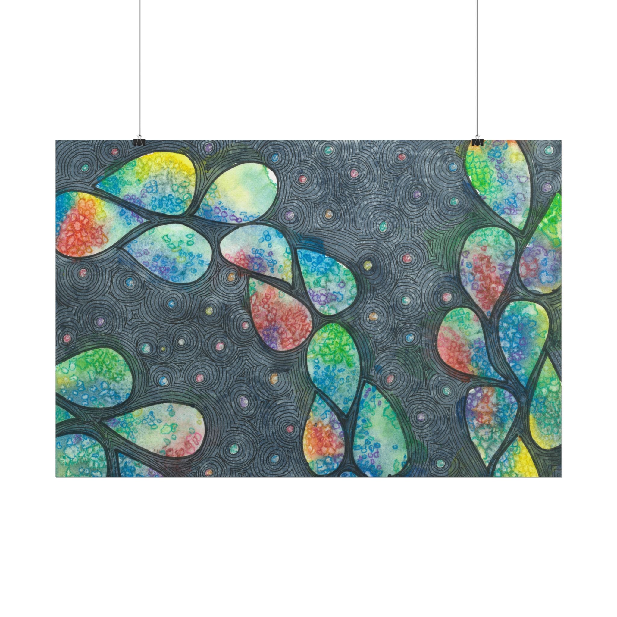 Large Colourful Wall Art, Posters & Prints, For Office, Bedroom or Living Room, or Special Gift #30 Give Us A Minute