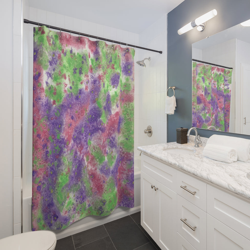 Beautiful Shower Curtains to Refresh Your Bathroom. Colourful Abstract Designs. Perfect For Your Bathroom or Special House-Warming Gift #100 Immortal Being