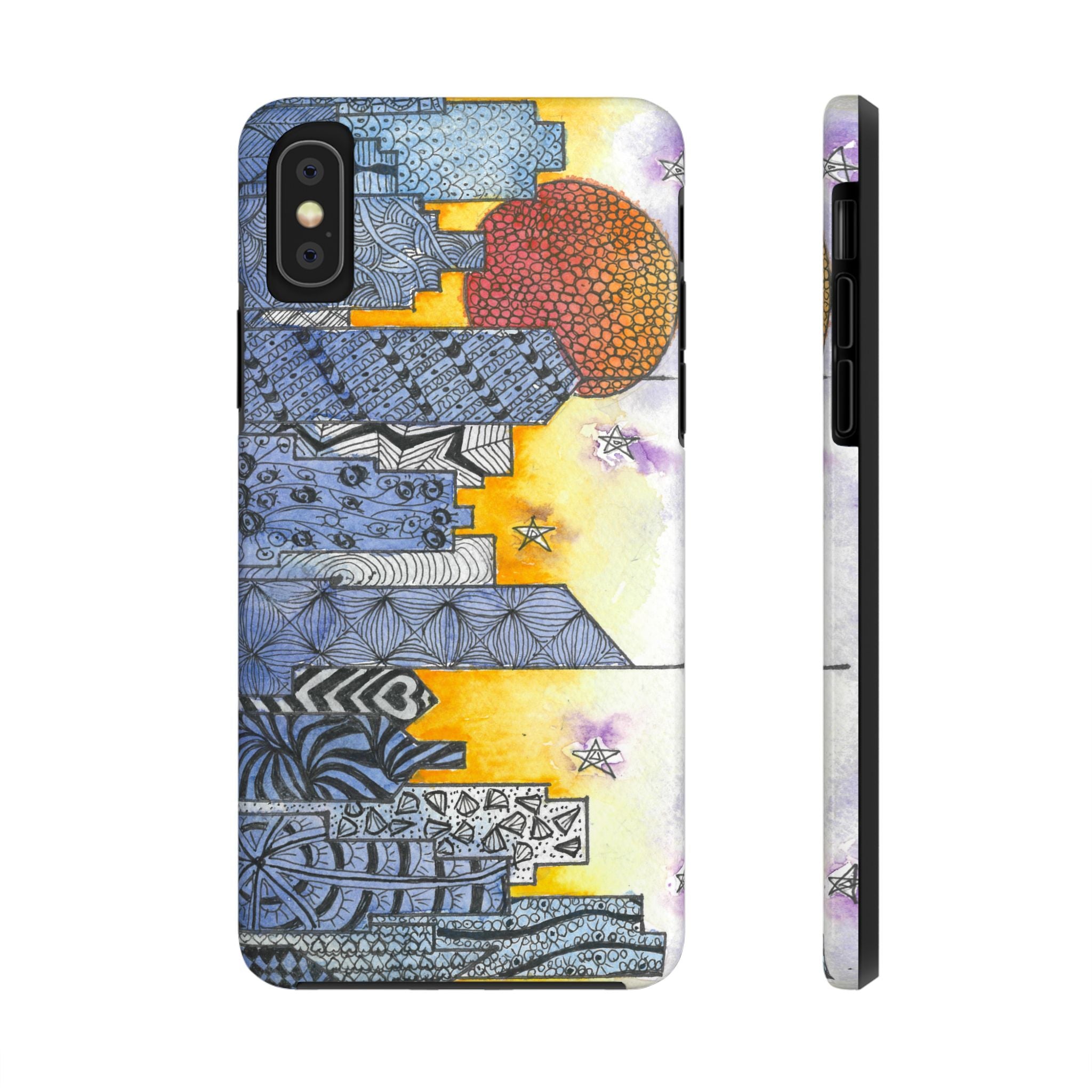 Tough Phone Case - All iPhones and Samsung Galaxys - Exciting Abstract Design #5 In The Shadows