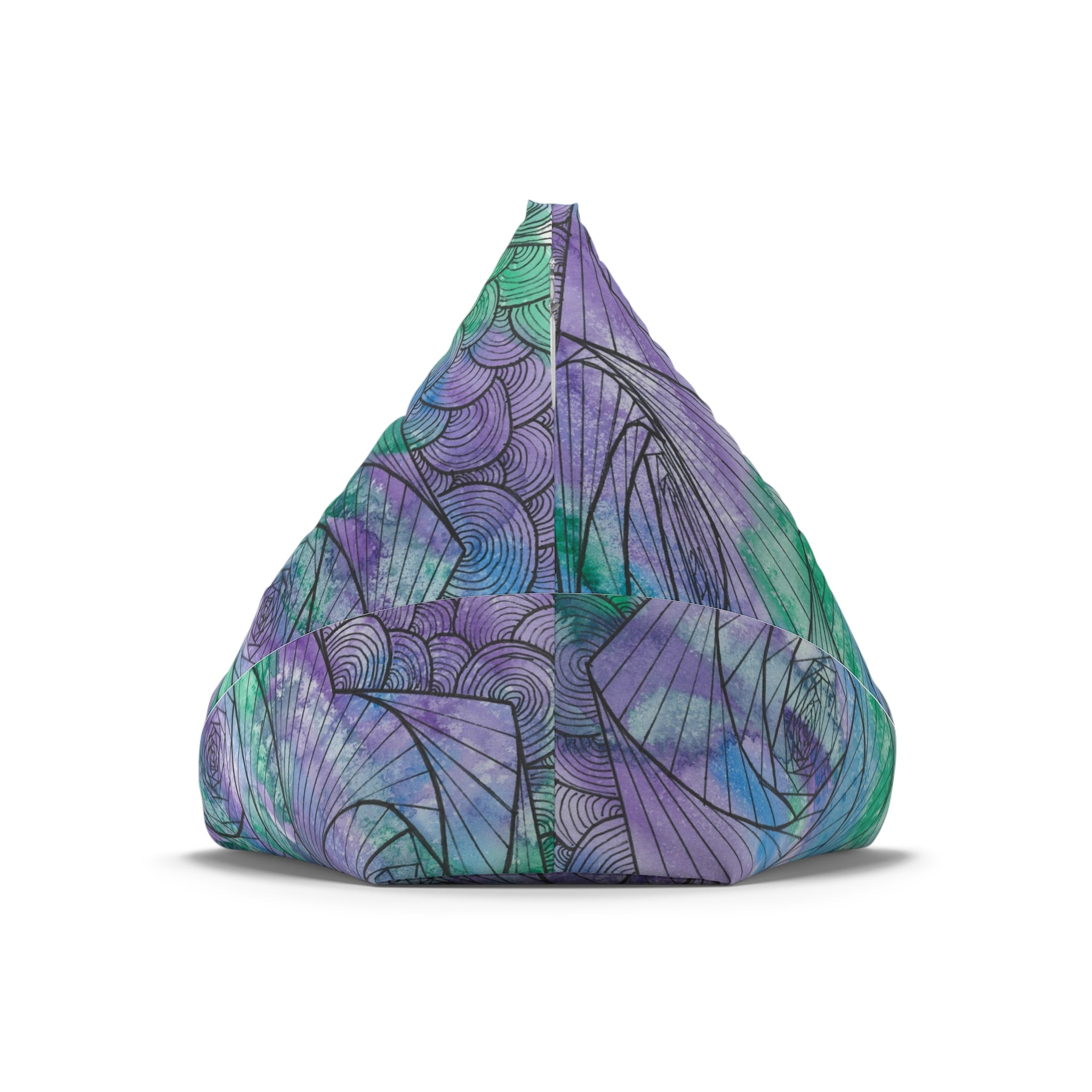 Bean Bag Chair Covers For Indoor & Outdoor - 2 Sizes - Exciting Abstract Design #50 If Not Now When?