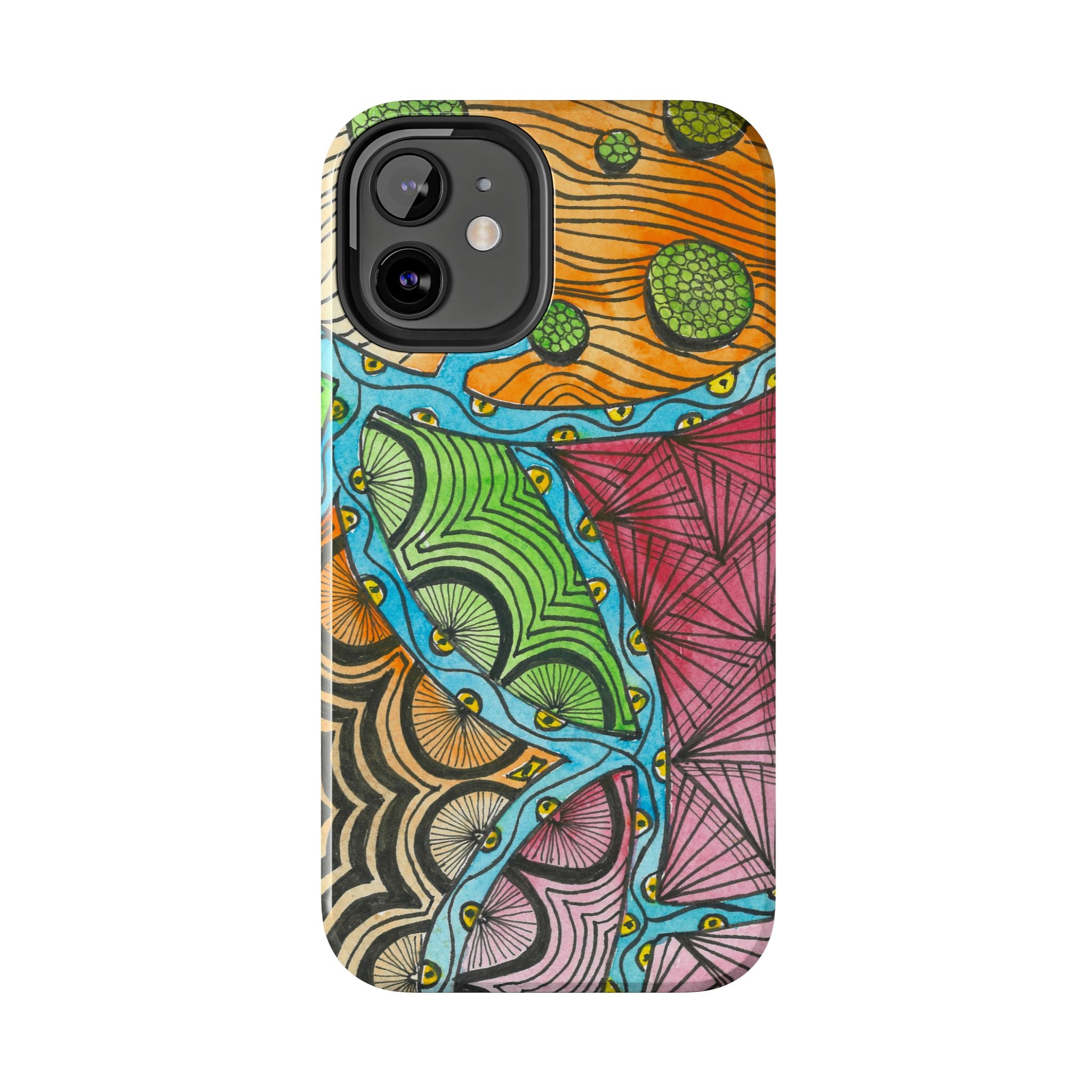 Tough Phone Case - All iPhones and Samsung Galaxys - Exciting Abstract Design #11 Today's The Day