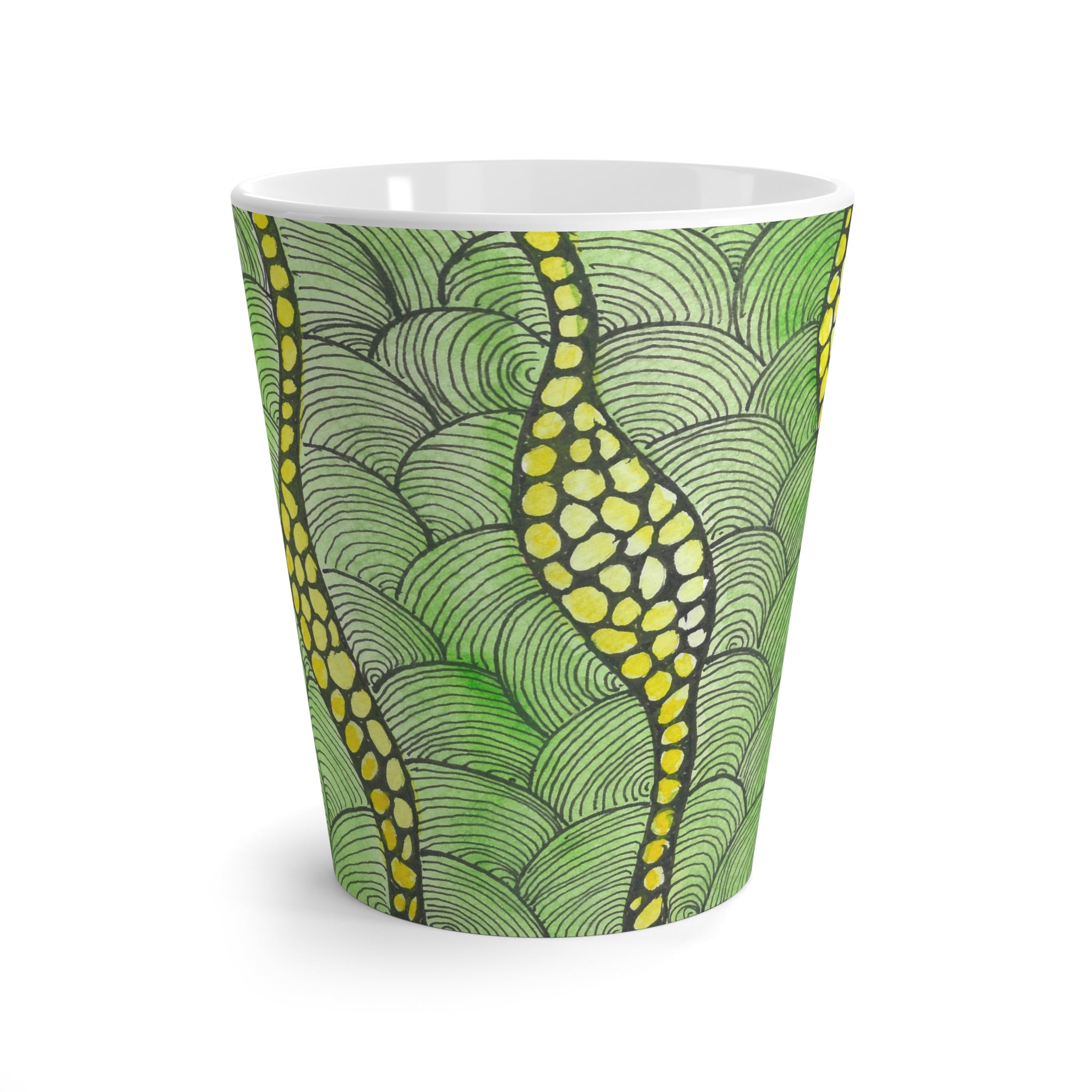Coffee Mugs and Cups. Colourful Abstract Designs. Perfect for Home, Office or Special Gift #13 Watcha Thinking