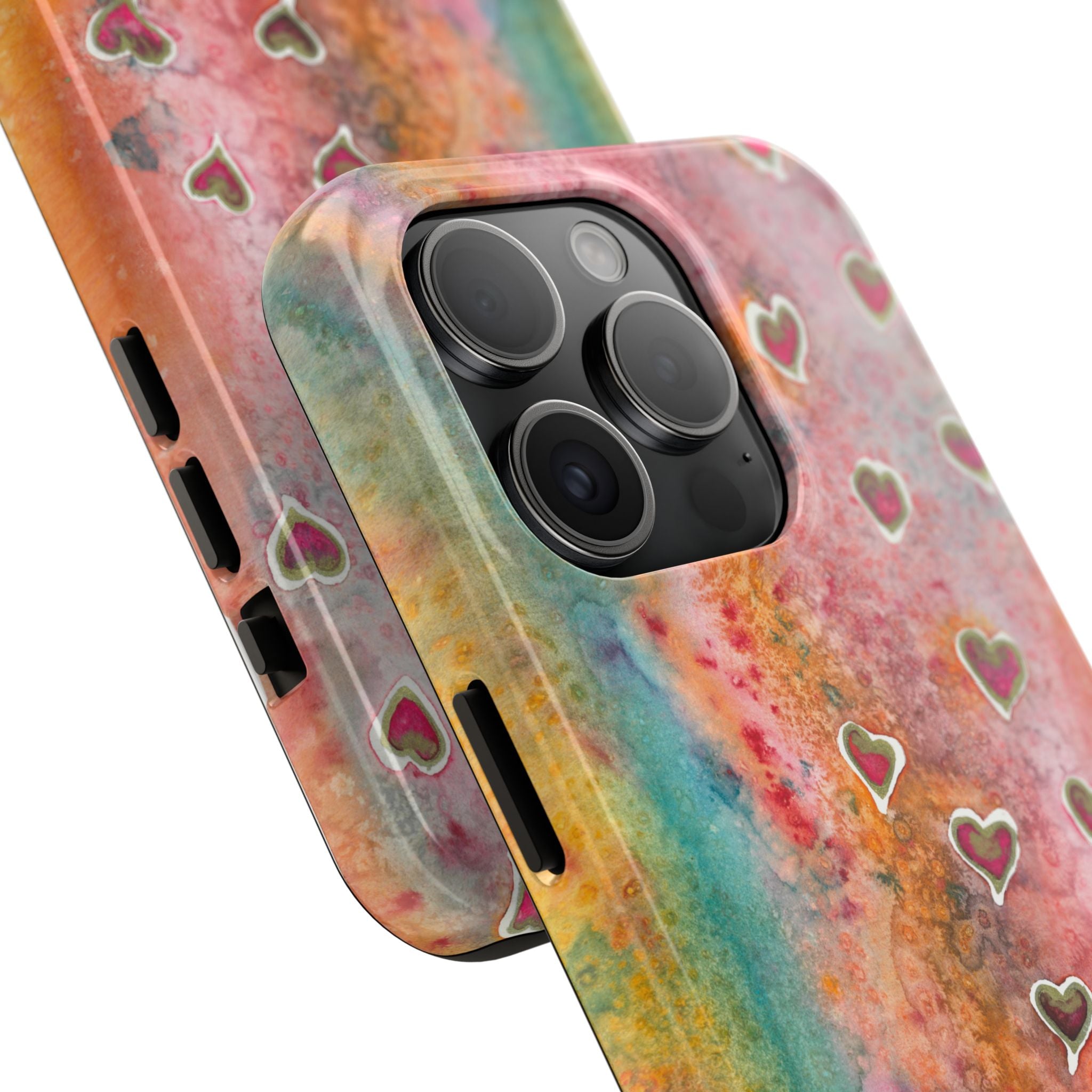 Tough Phone Case - All iPhones and Samsung Galaxys - Exciting Abstract Design #96 Love, Friendship, integrity