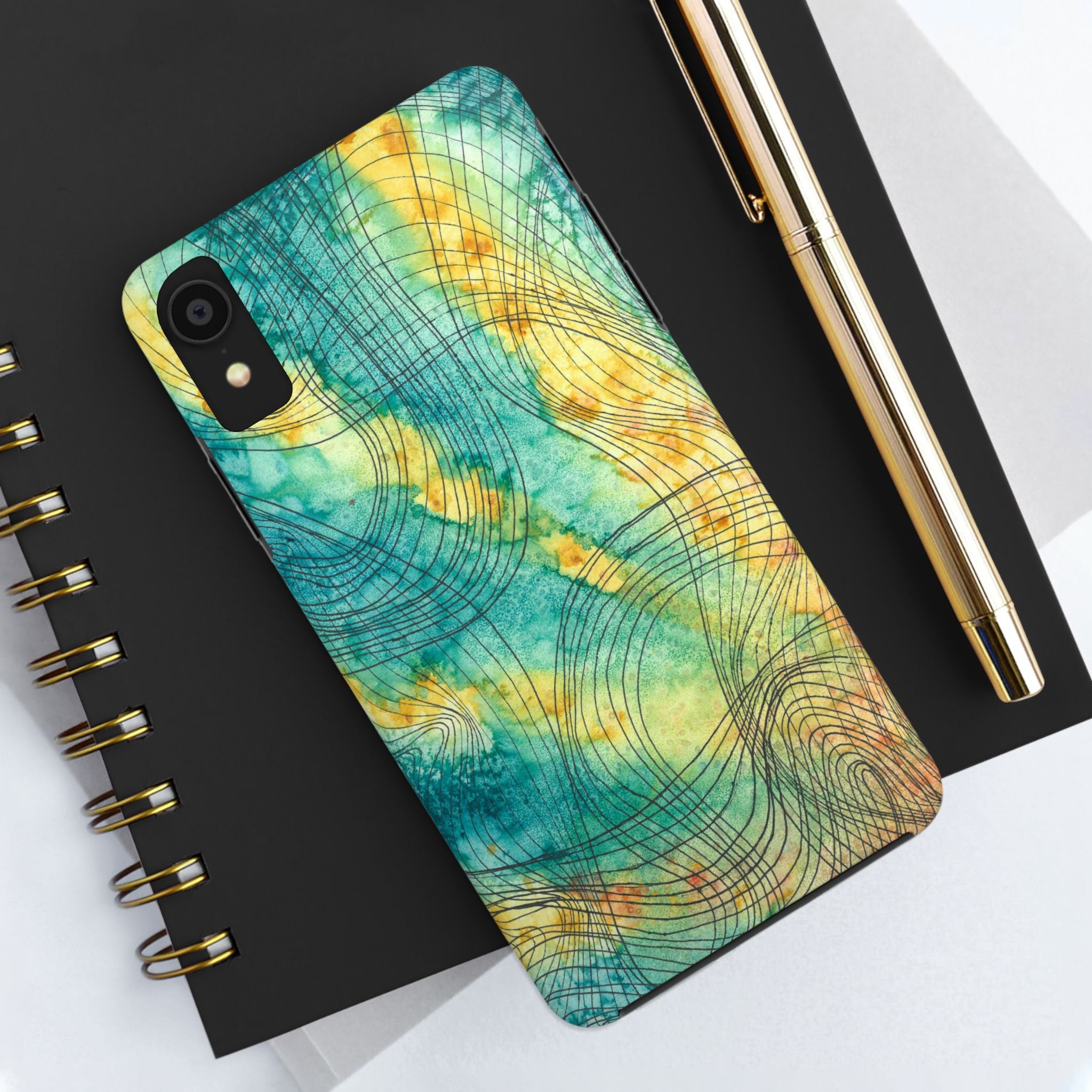 Tough Phone Case - All iPhones and Samsung Galaxys - Exciting Abstract Design #81 The Only Way Is Up