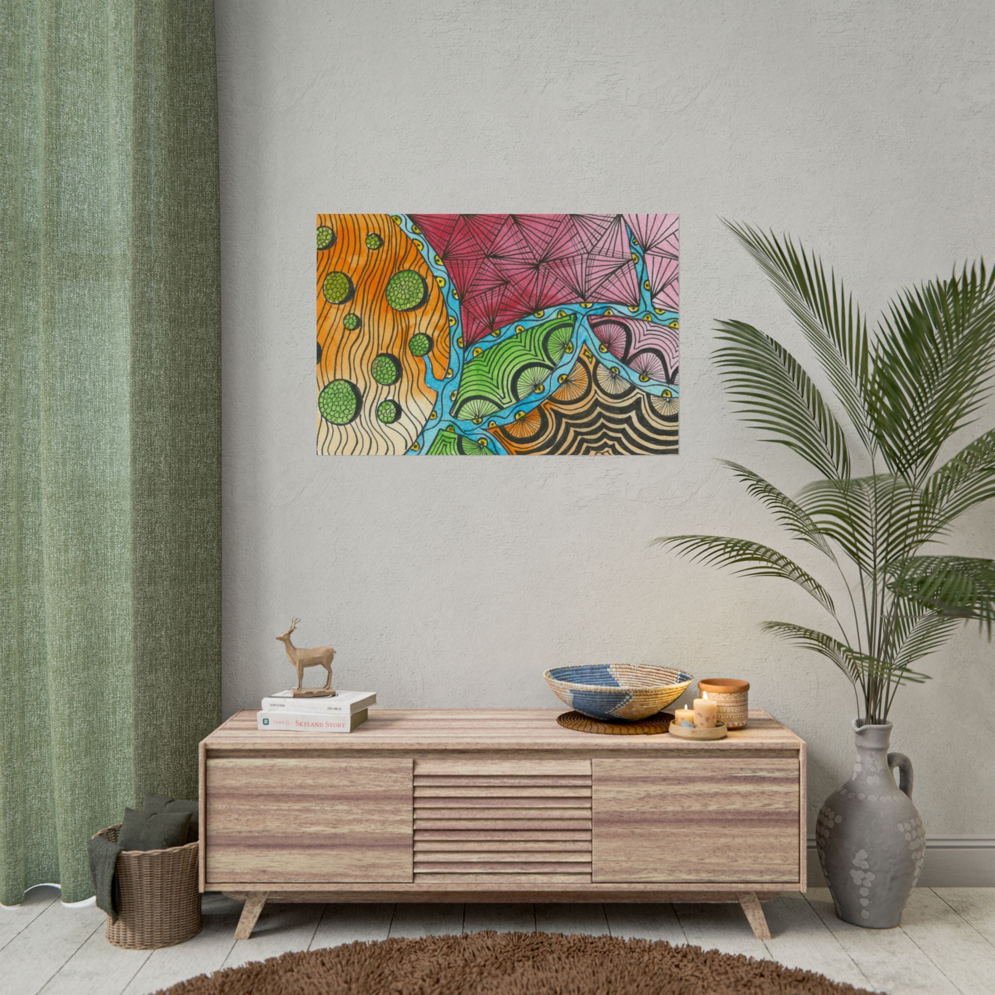 Large Colourful Wall Art, Posters & Prints, For Office, Bedroom or Living Room, or Special Gift #11 Today's The Day