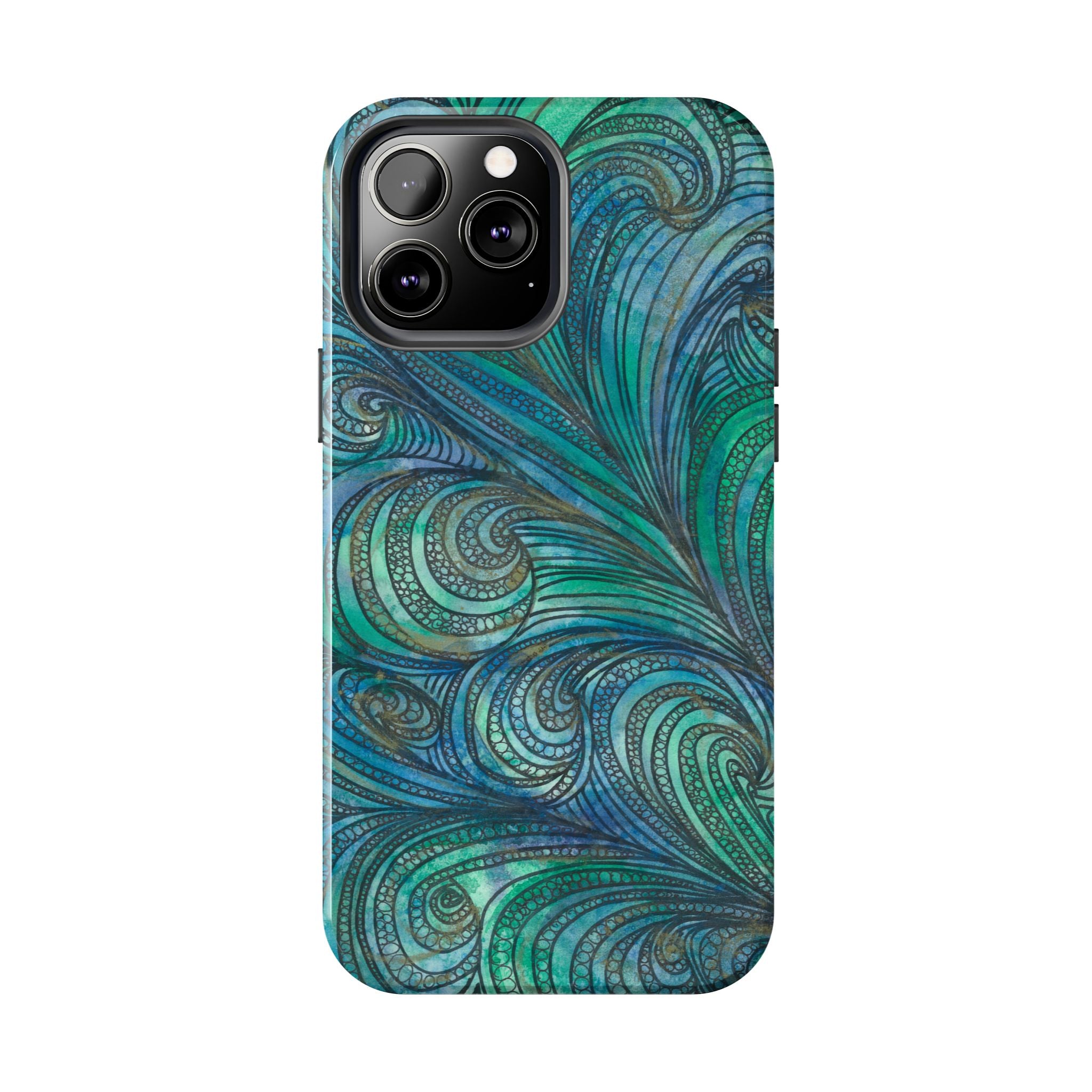 Tough Phone Case - All iPhones and Samsung Galaxys - Exciting Abstract Design #71 Call Of The Sea