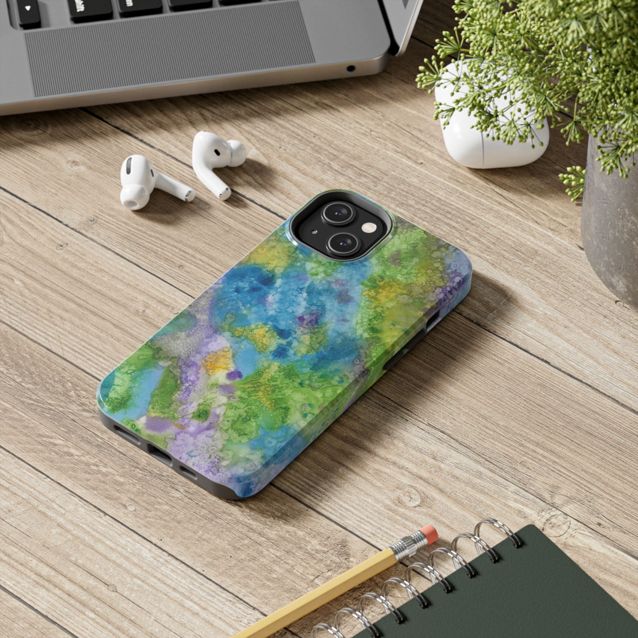 Tough Phone Case - All iPhones and Samsung Galaxys - Exciting Abstract Design #60 Happy Holidays
