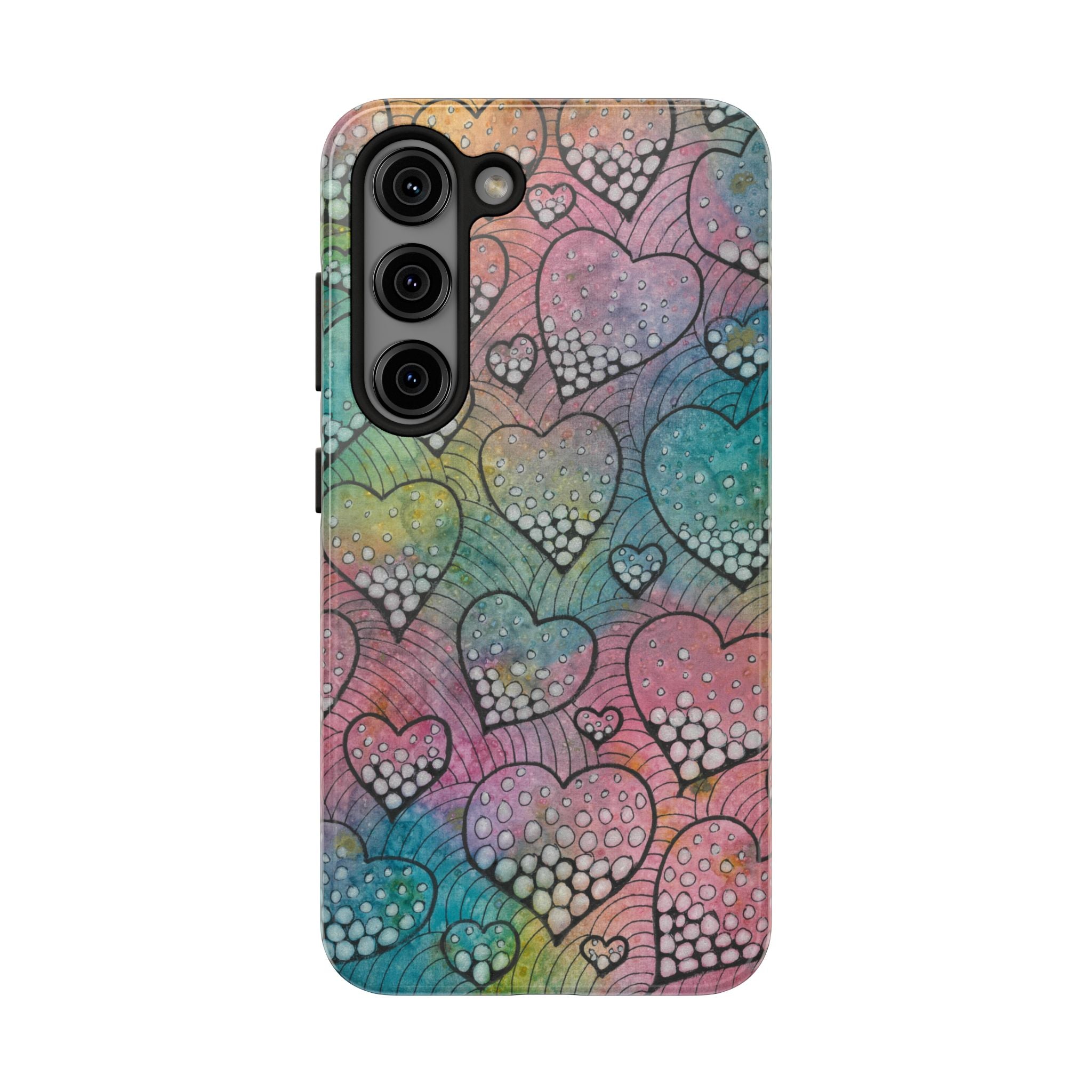 Tough Phone Case - All iPhones and Samsung Galaxys - Exciting Abstract Design #97 What's Love Got To Do With It