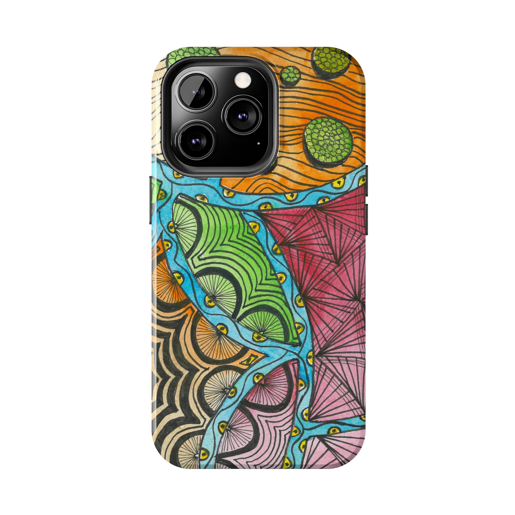 Tough Phone Case - All iPhones and Samsung Galaxys - Exciting Abstract Design #11 Today's The Day