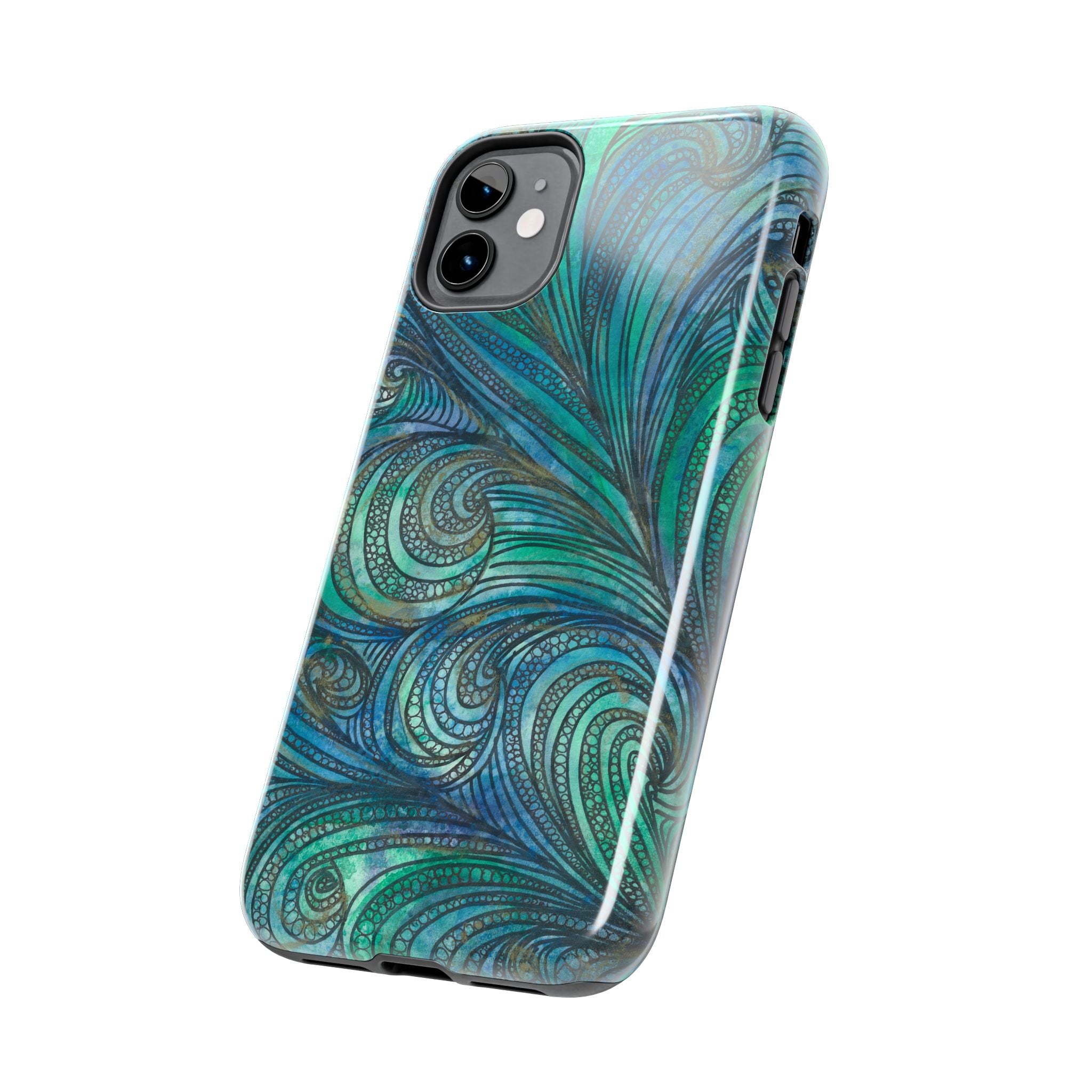 Tough Phone Case - All iPhones and Samsung Galaxys - Exciting Abstract Design #71 Call Of The Sea