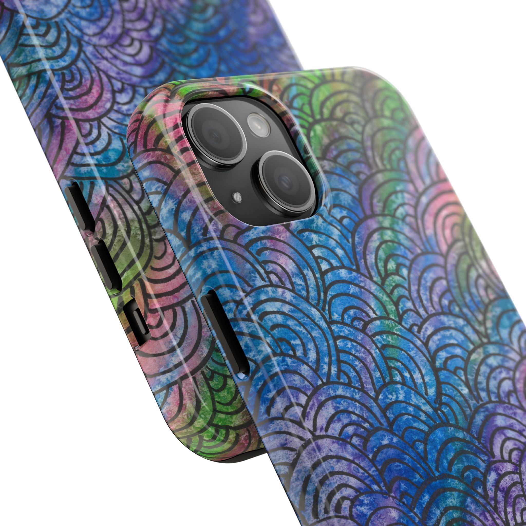 Tough Phone Case - All iPhones and Samsung Galaxys - Exciting Abstract Design #84 Ah! The Past