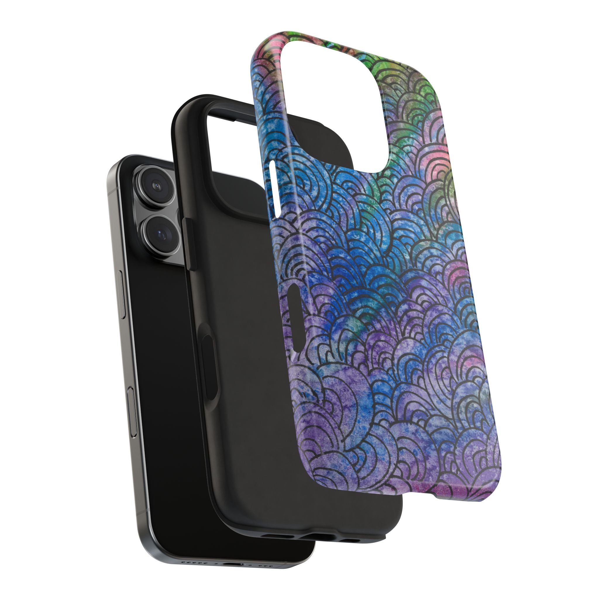 Tough Phone Case - All iPhones and Samsung Galaxys - Exciting Abstract Design #84 Ah! The Past