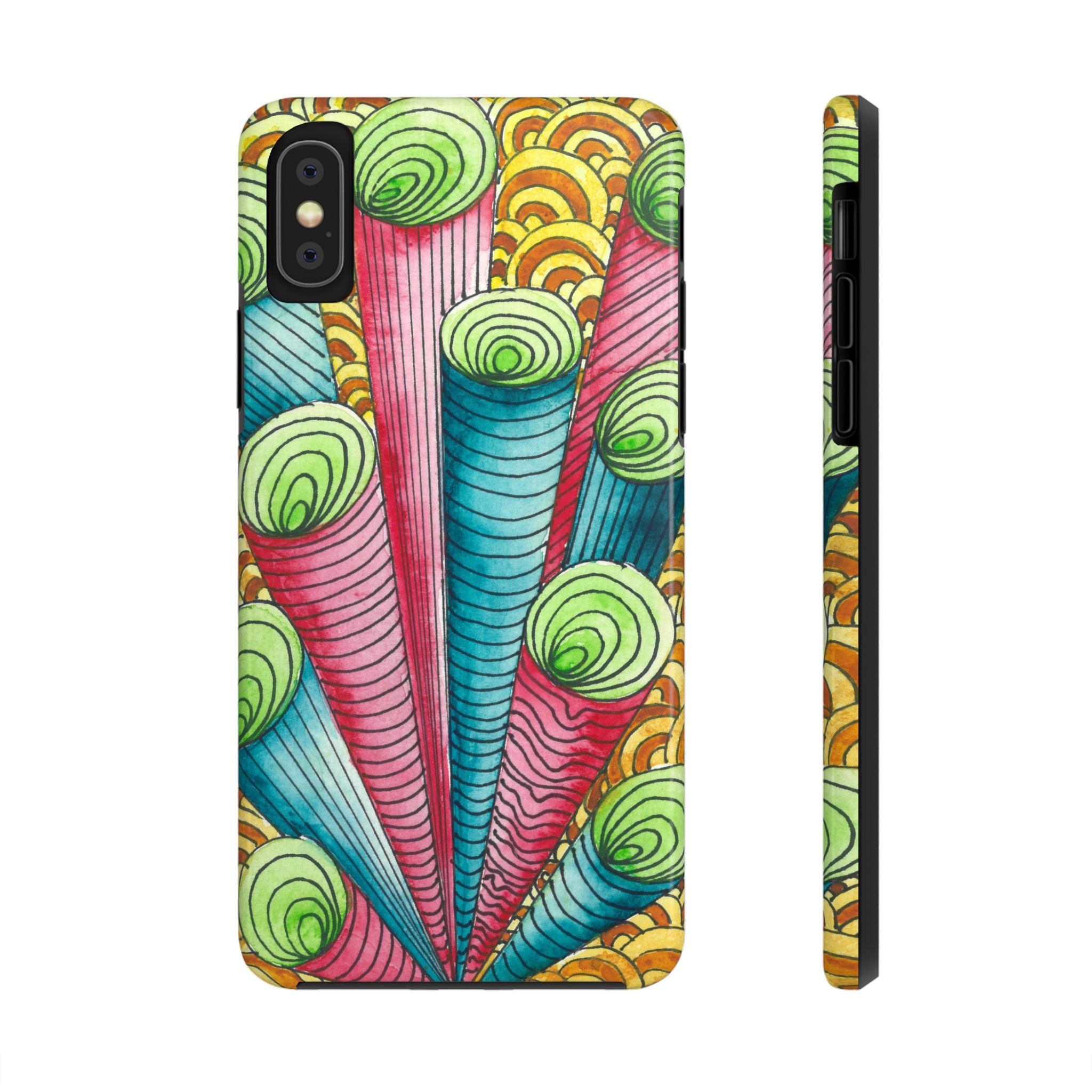 Tough Phone Case - All iPhones and Samsung Galaxys - Exciting Abstract Design #93 On A Mission