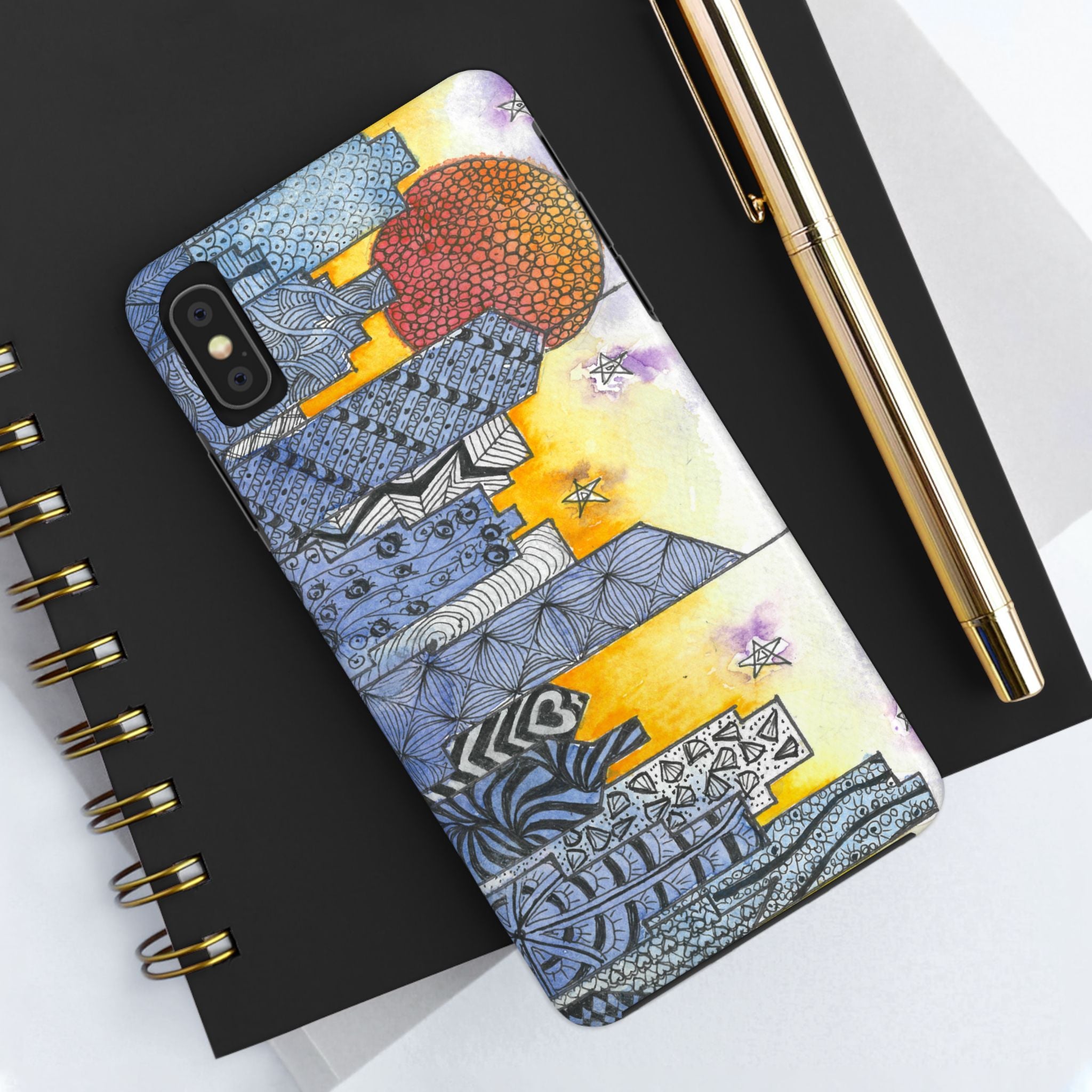 Tough Phone Case - All iPhones and Samsung Galaxys - Exciting Abstract Design #5 In The Shadows