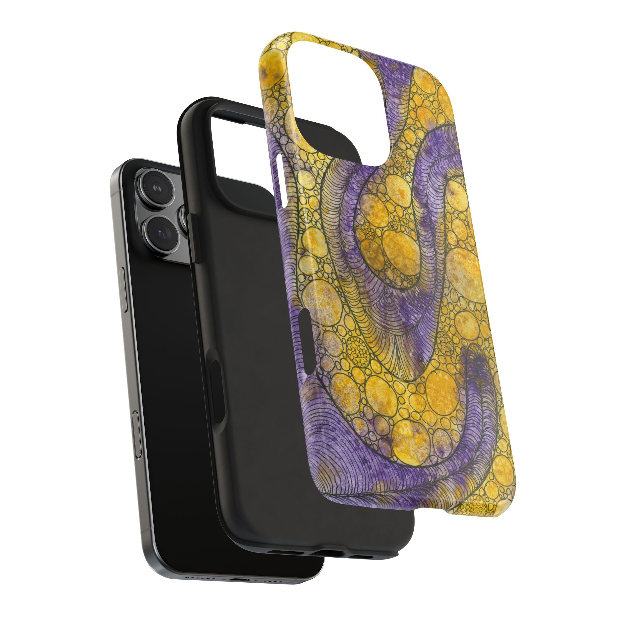 Tough Phone Case - All iPhones and Samsung Galaxys - Exciting Abstract Design #64 Is Now A Good Time?