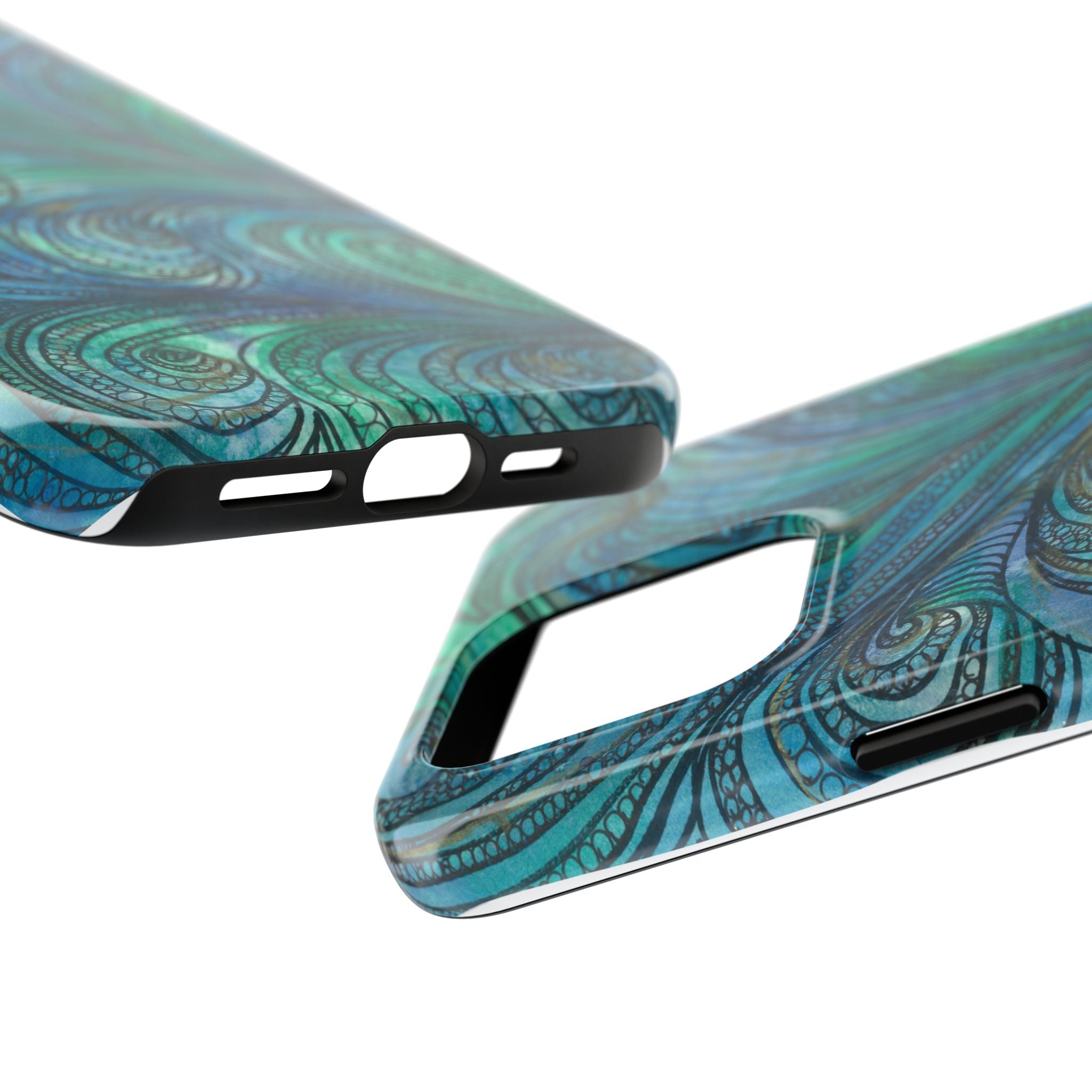 Tough Phone Case - All iPhones and Samsung Galaxys - Exciting Abstract Design #71 Call Of The Sea