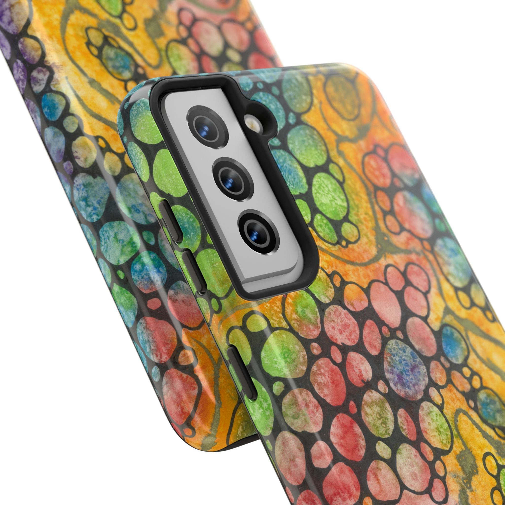 Tough Phone Case - All iPhones and Samsung Galaxys - Exciting Abstract Design #77 River Of Dreams