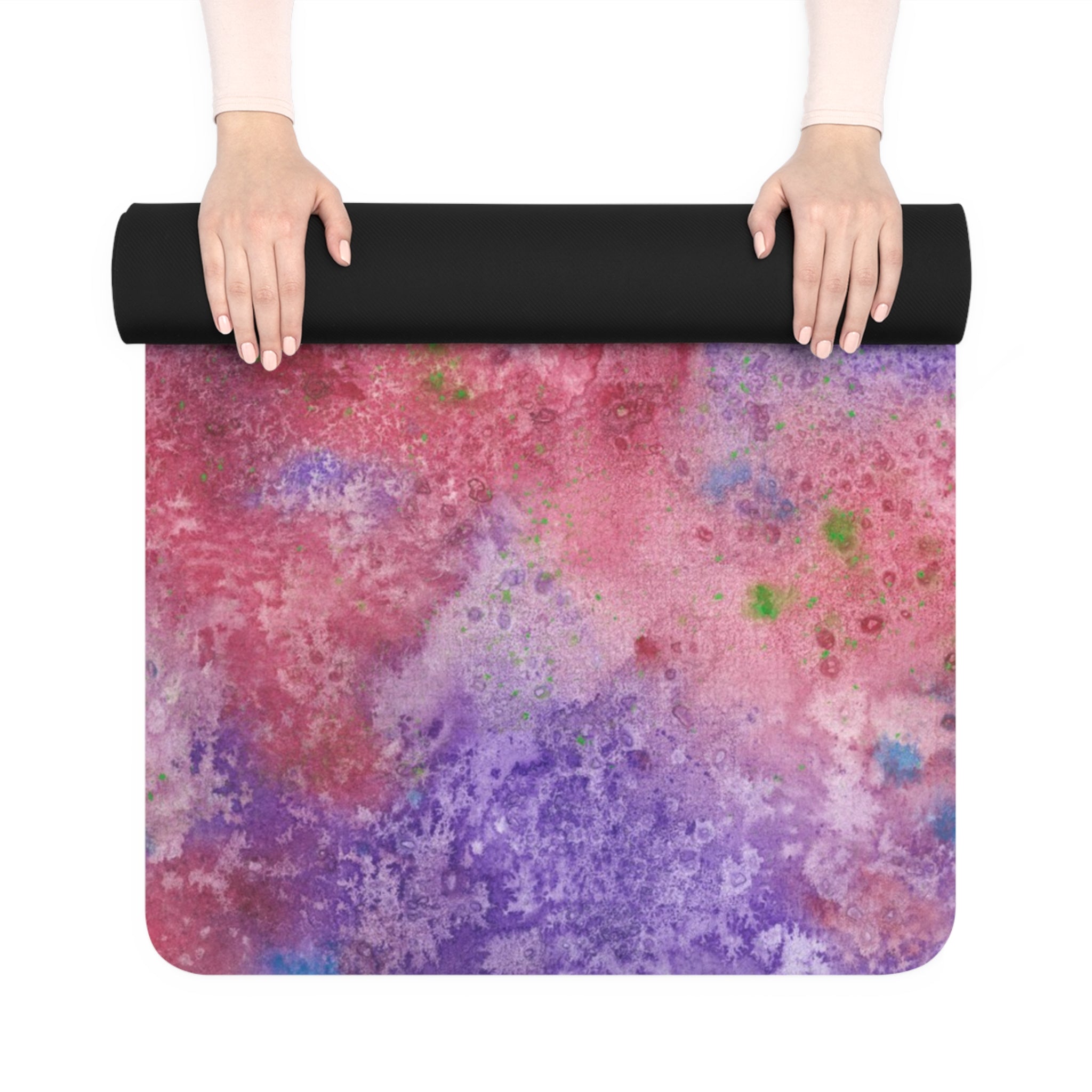 Yoga Mats and Gym Mats. Colourful Abstract Designs. Perfect for Home, Yoga or Gym Class, or a Special Gift #62 Resolutions