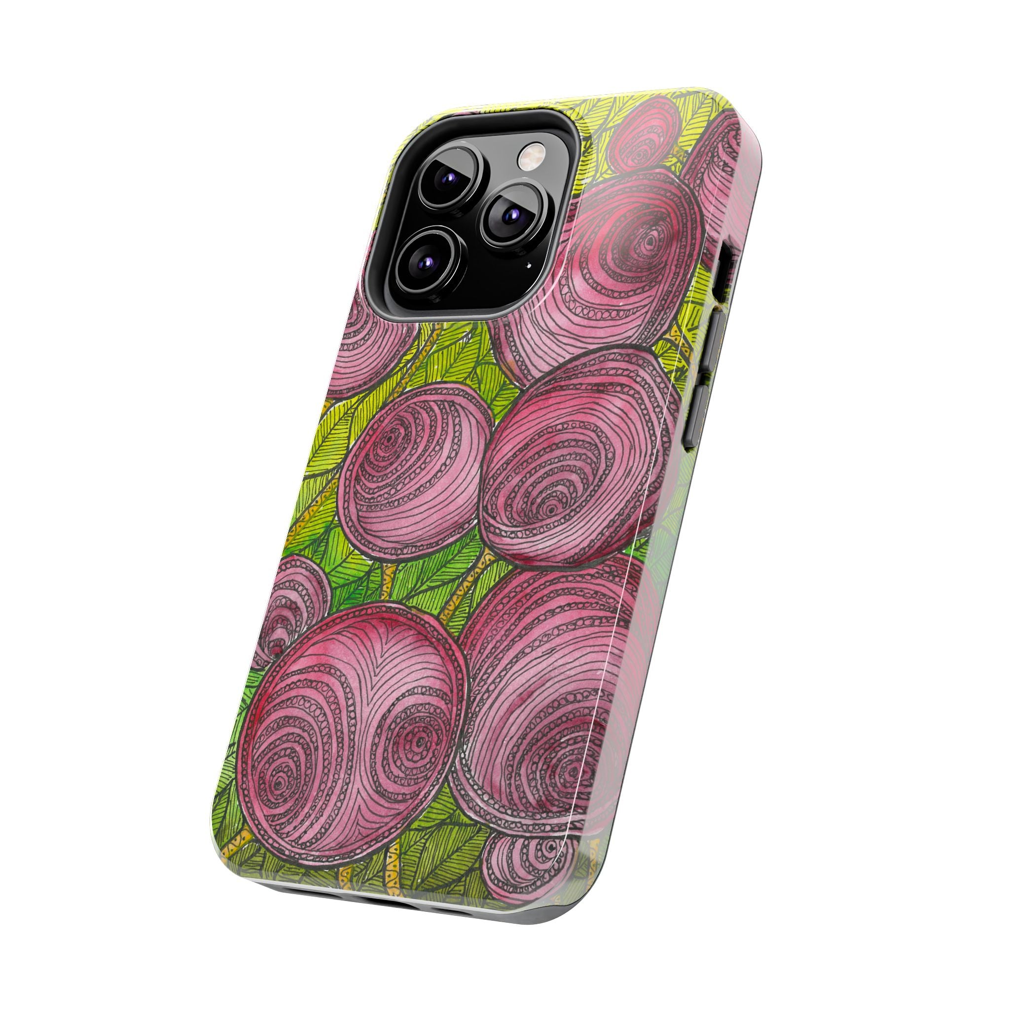Tough Phone Case - All iPhones and Samsung Galaxys - Exciting Abstract Design #9 Spaced Blossoms