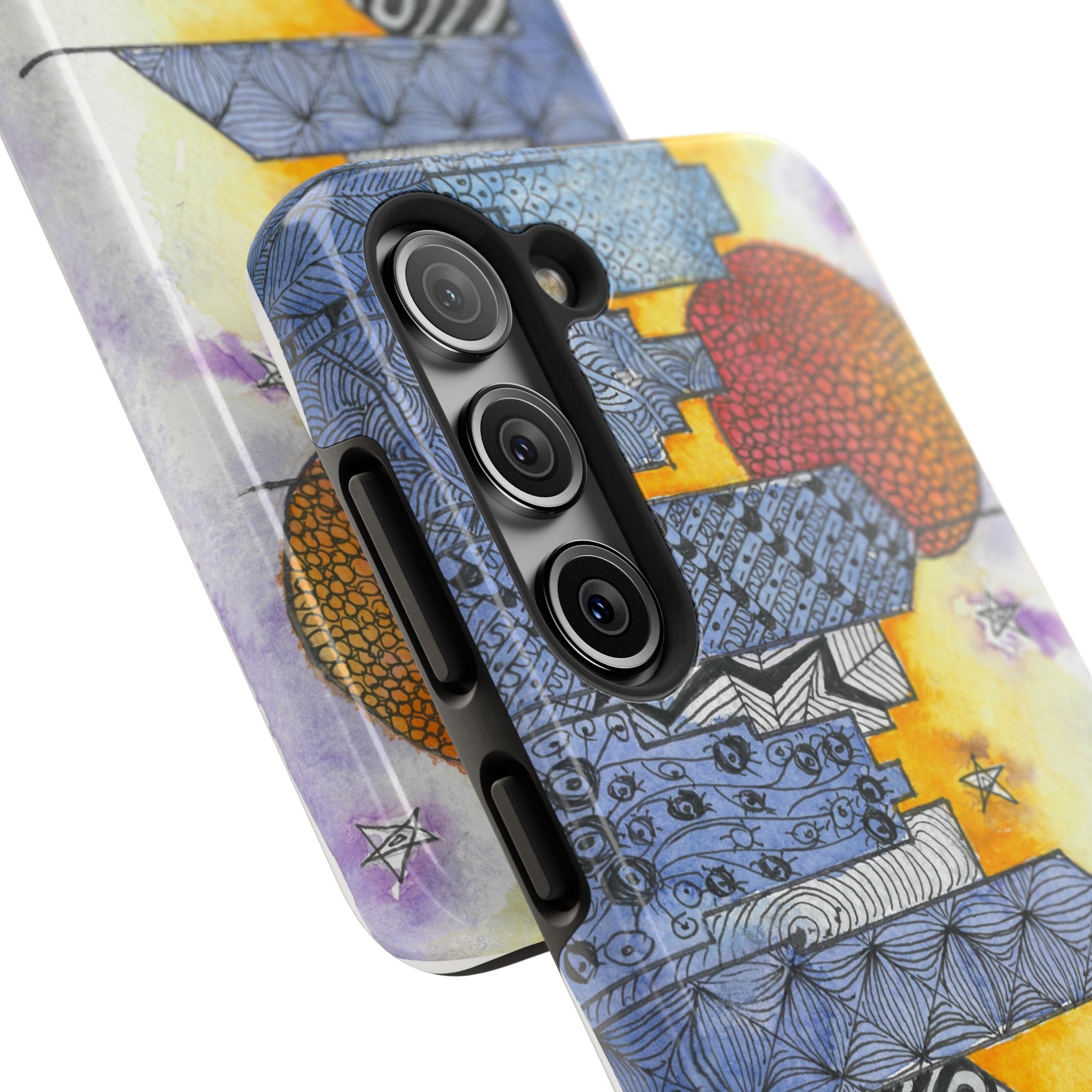 Tough Phone Case - All iPhones and Samsung Galaxys - Exciting Abstract Design #5 In The Shadows
