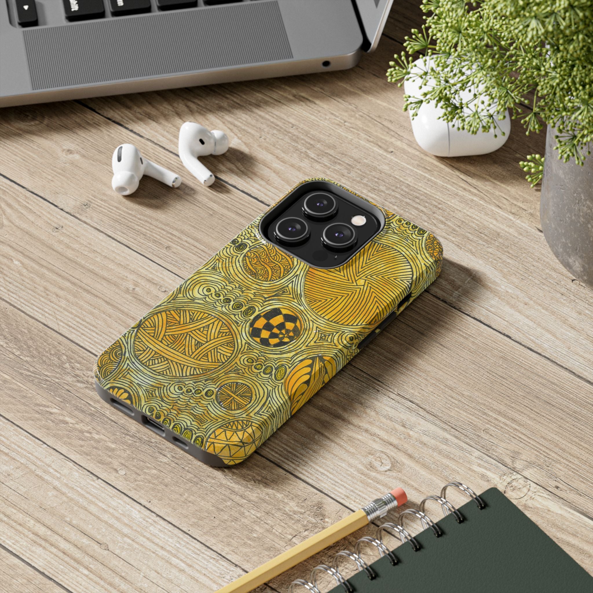 Tough Phone Case - All iPhones and Samsung Galaxys - Exciting Abstract Design #38 The Conversationalist