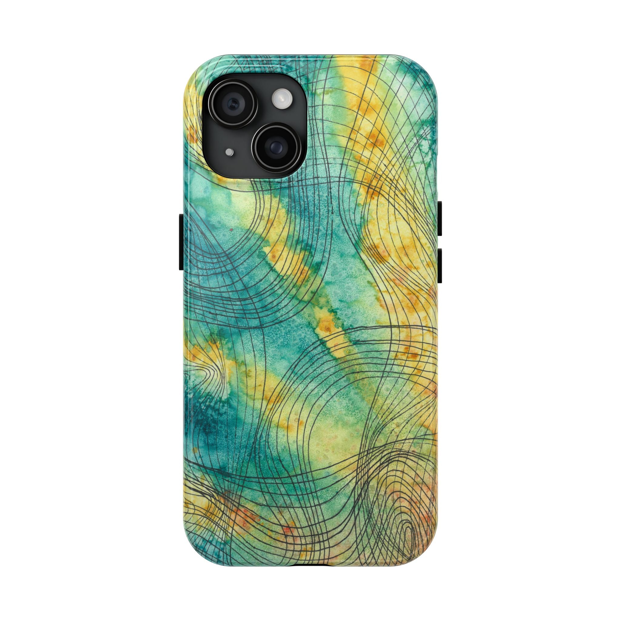Tough Phone Case - All iPhones and Samsung Galaxys - Exciting Abstract Design #81 The Only Way Is Up
