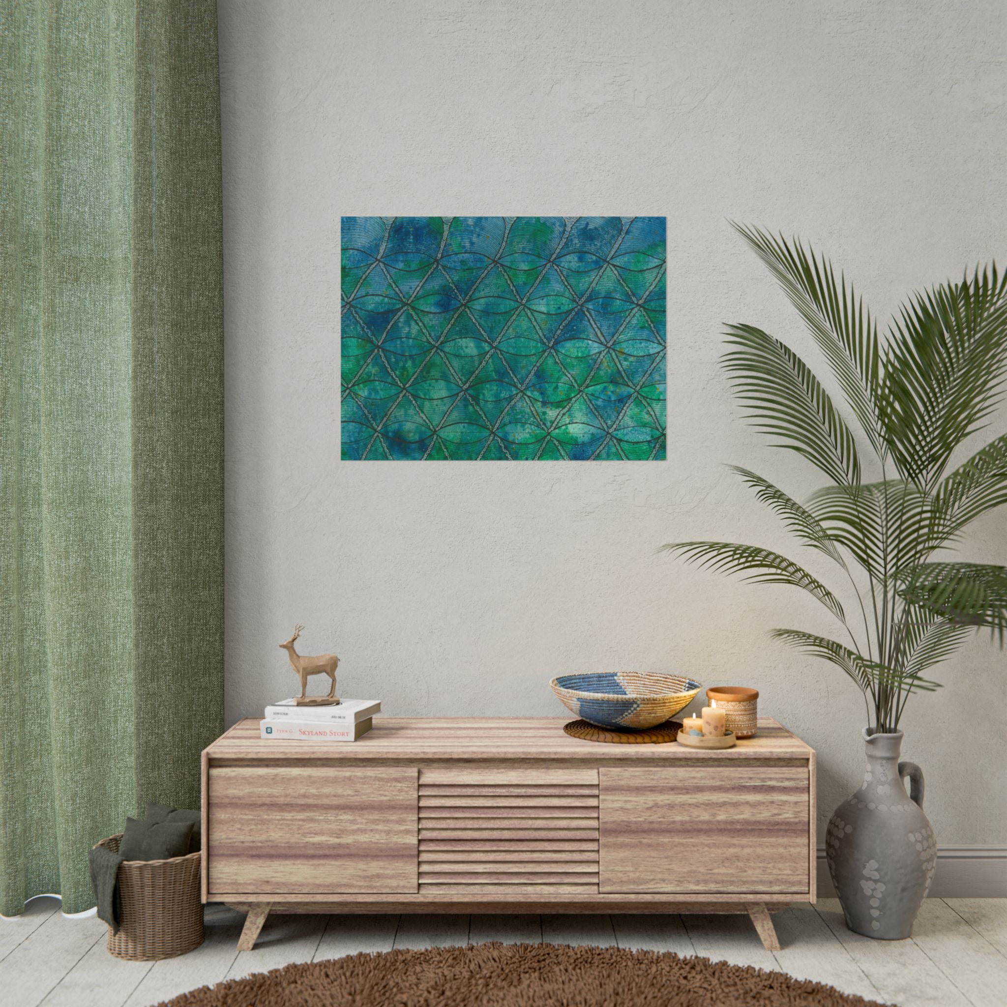 Large Colourful Wall Art, Posters & Prints, For Office, Bedroom or Living Room, or Special Gift #58 How's The Serenity?