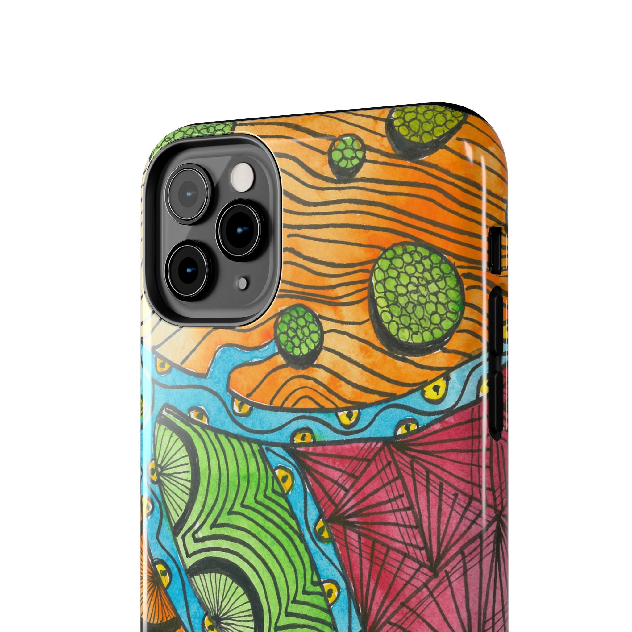 Tough Phone Case - All iPhones and Samsung Galaxys - Exciting Abstract Design #11 Today's The Day