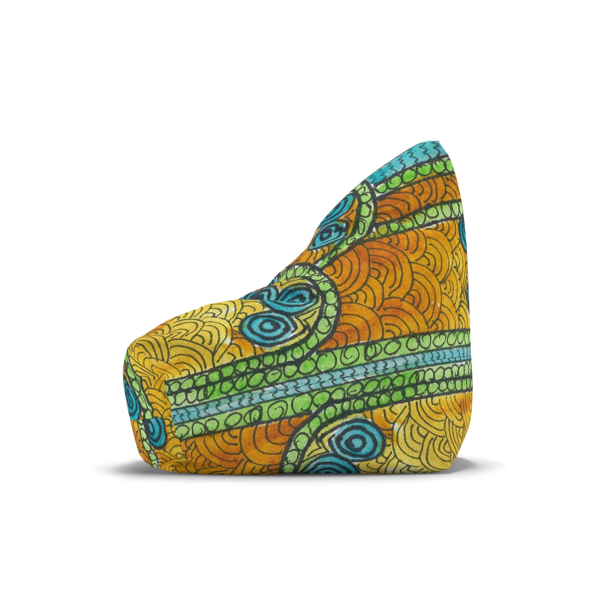 Bean Bag Chair Covers For Indoor & Outdoor - 2 Sizes - Exciting Abstract Design #87 Belgrade Impressions - Serbia