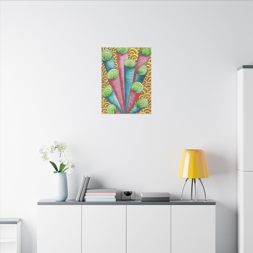 Large Colourful Wall Art, Canvas Prints, For Office, Bedroom or Living Room, or Special Gift #93 On A Mission