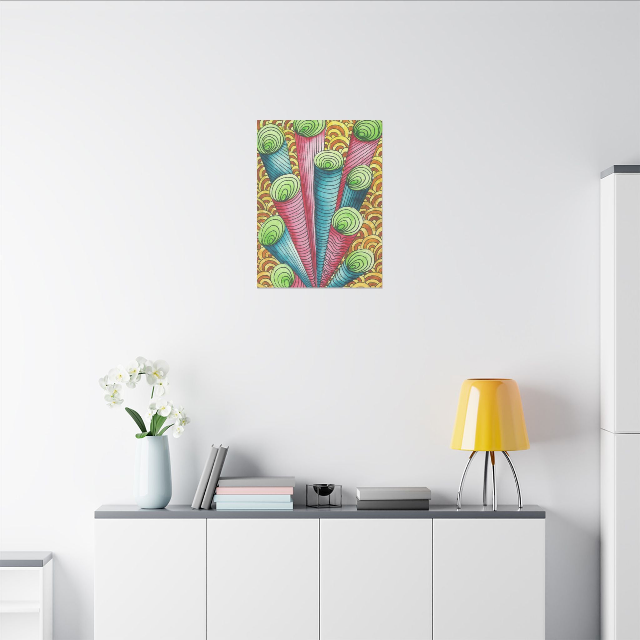 Large Colourful Wall Art, Canvas Prints, For Office, Bedroom or Living Room, or Special Gift #93 On A Mission