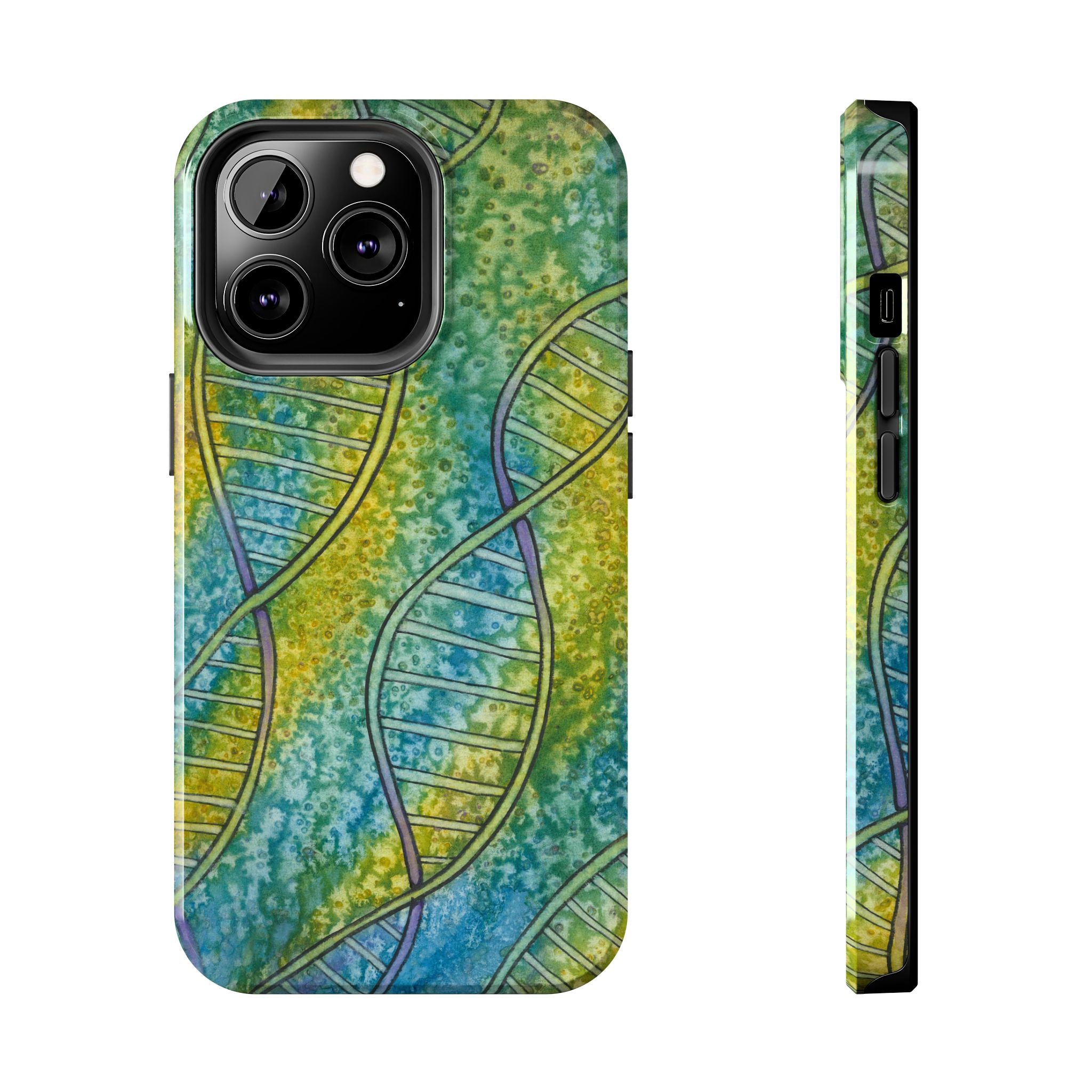Tough Phone Case - All iPhones and Samsung Galaxys - Exciting Abstract Design #99 Crop of DNA
