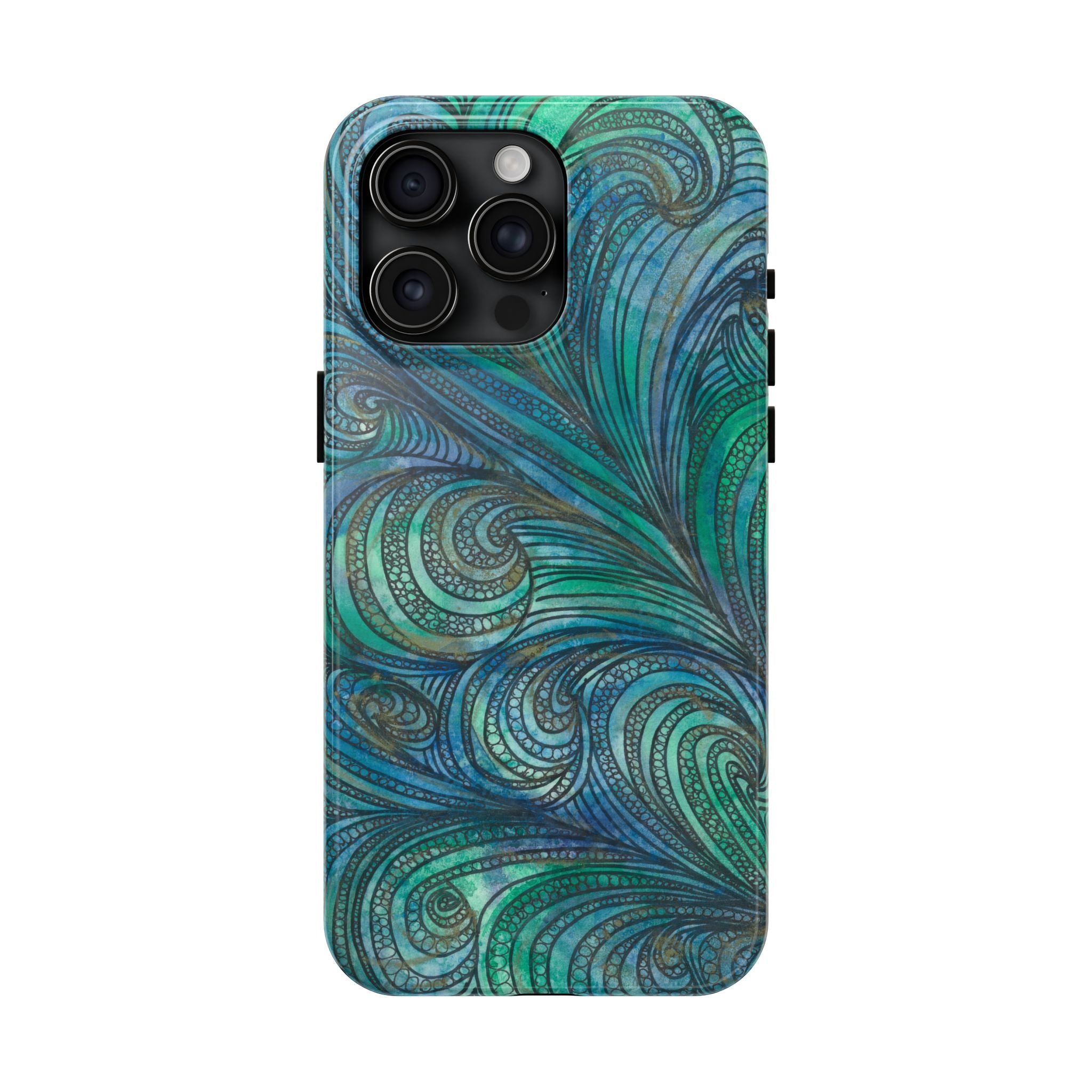 Tough Phone Case - All iPhones and Samsung Galaxys - Exciting Abstract Design #71 Call Of The Sea