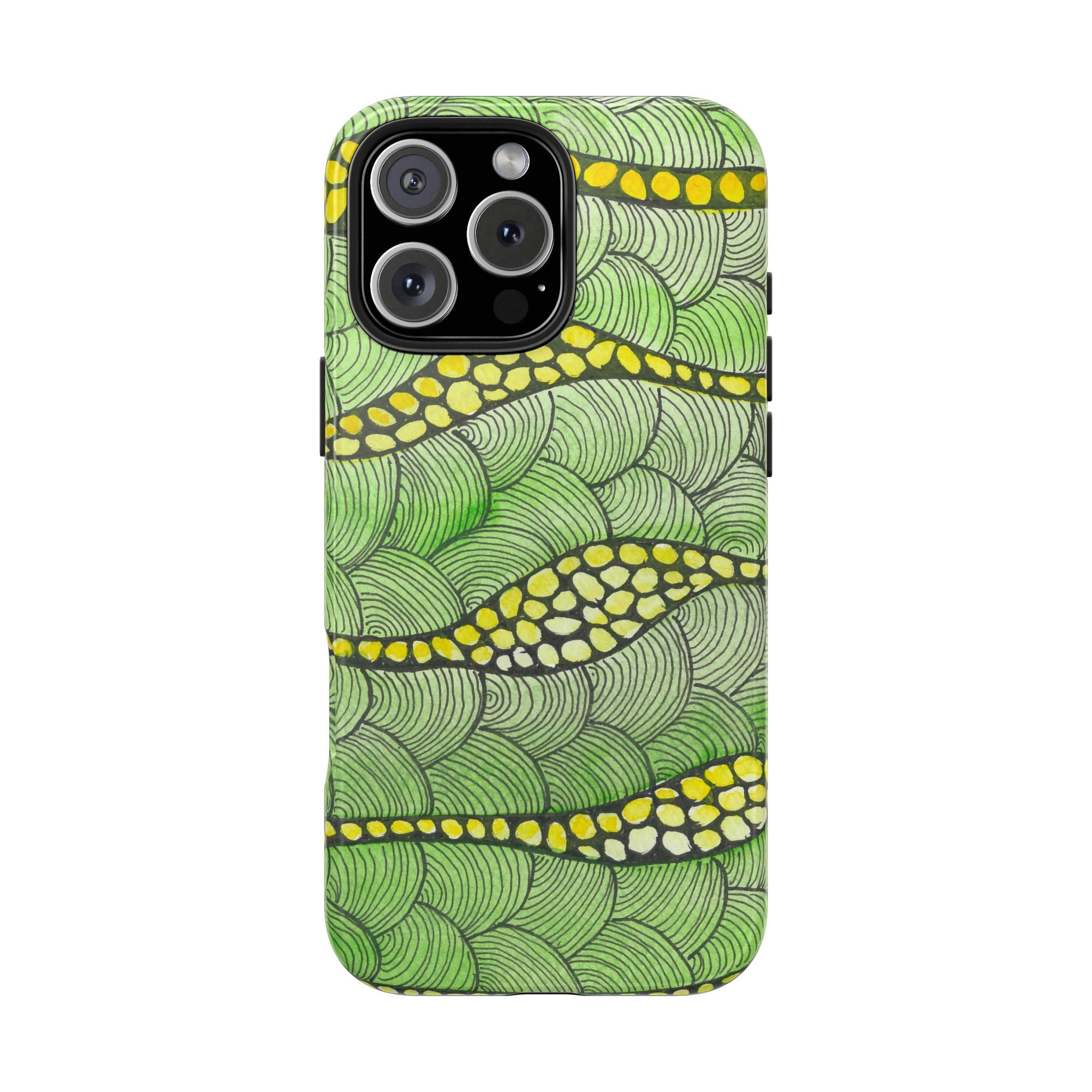 Tough Phone Case - All iPhones and Samsung Galaxys - Exciting Abstract Design #13 Watcha Thinking