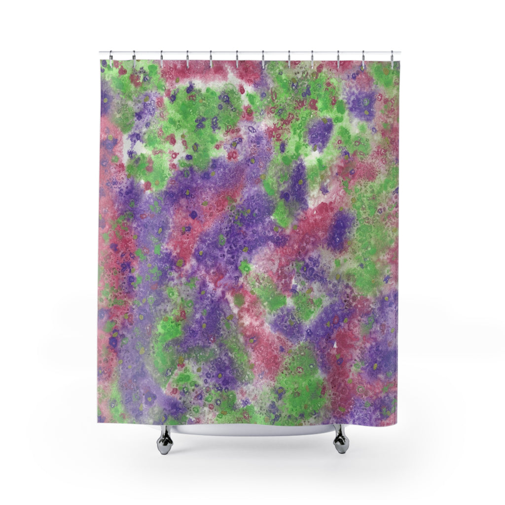 Beautiful Shower Curtains to Refresh Your Bathroom. Colourful Abstract Designs. Perfect For Your Bathroom or Special House-Warming Gift #100 Immortal Being