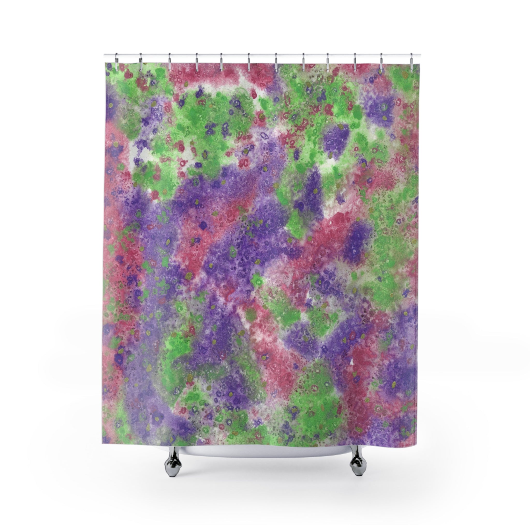 Beautiful Shower Curtains to Refresh Your Bathroom. Colourful Abstract Designs. Perfect For Your Bathroom or Special House-Warming Gift #100 Immortal Being