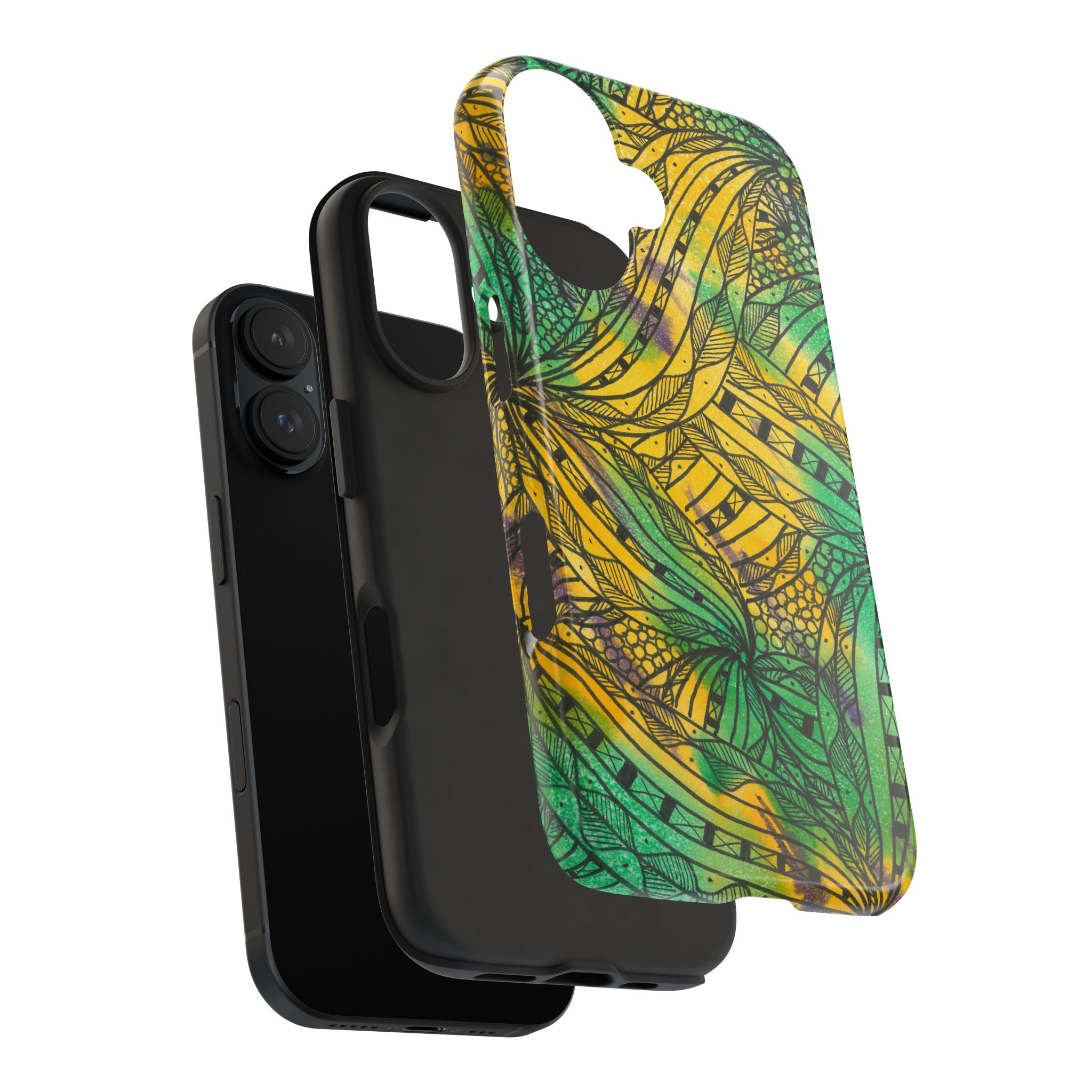 Tough Phone Case - All iPhones and Samsung Galaxys - Exciting Abstract Design #37 Shubbery!