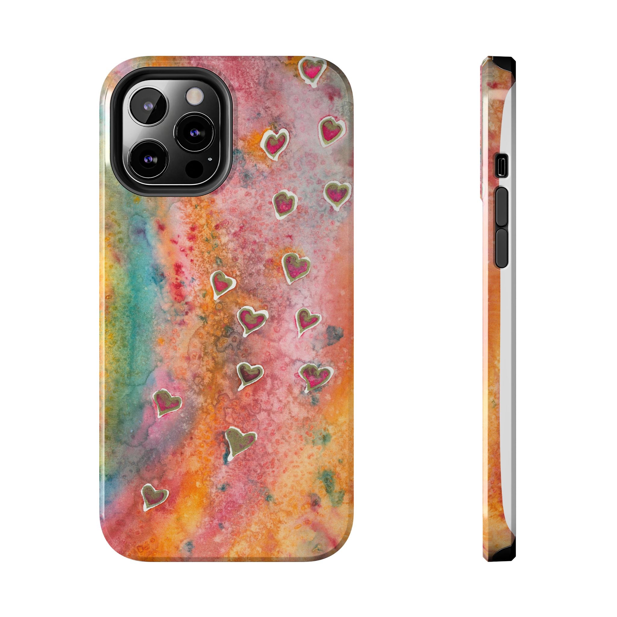 Tough Phone Case - All iPhones and Samsung Galaxys - Exciting Abstract Design #96 Love, Friendship, integrity
