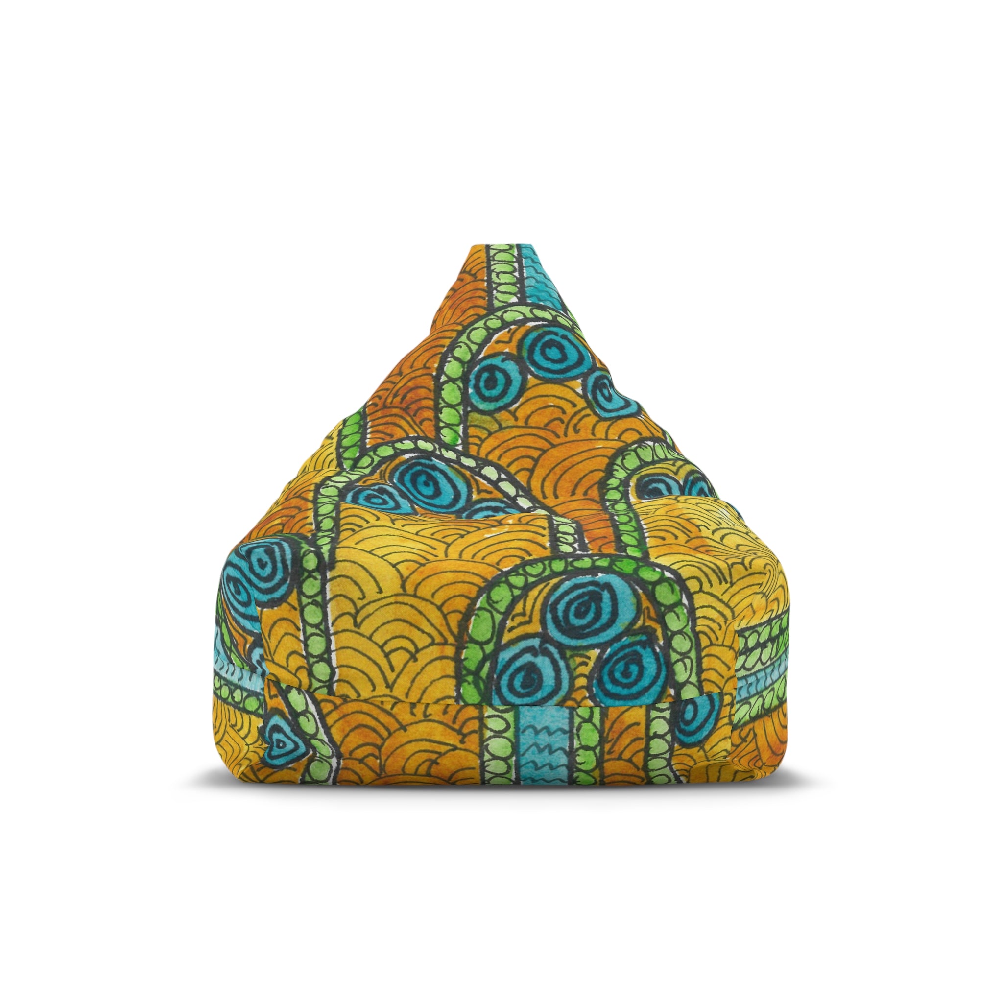 Bean Bag Chair Covers For Indoor & Outdoor - 2 Sizes - Exciting Abstract Design #87 Belgrade Impressions - Serbia
