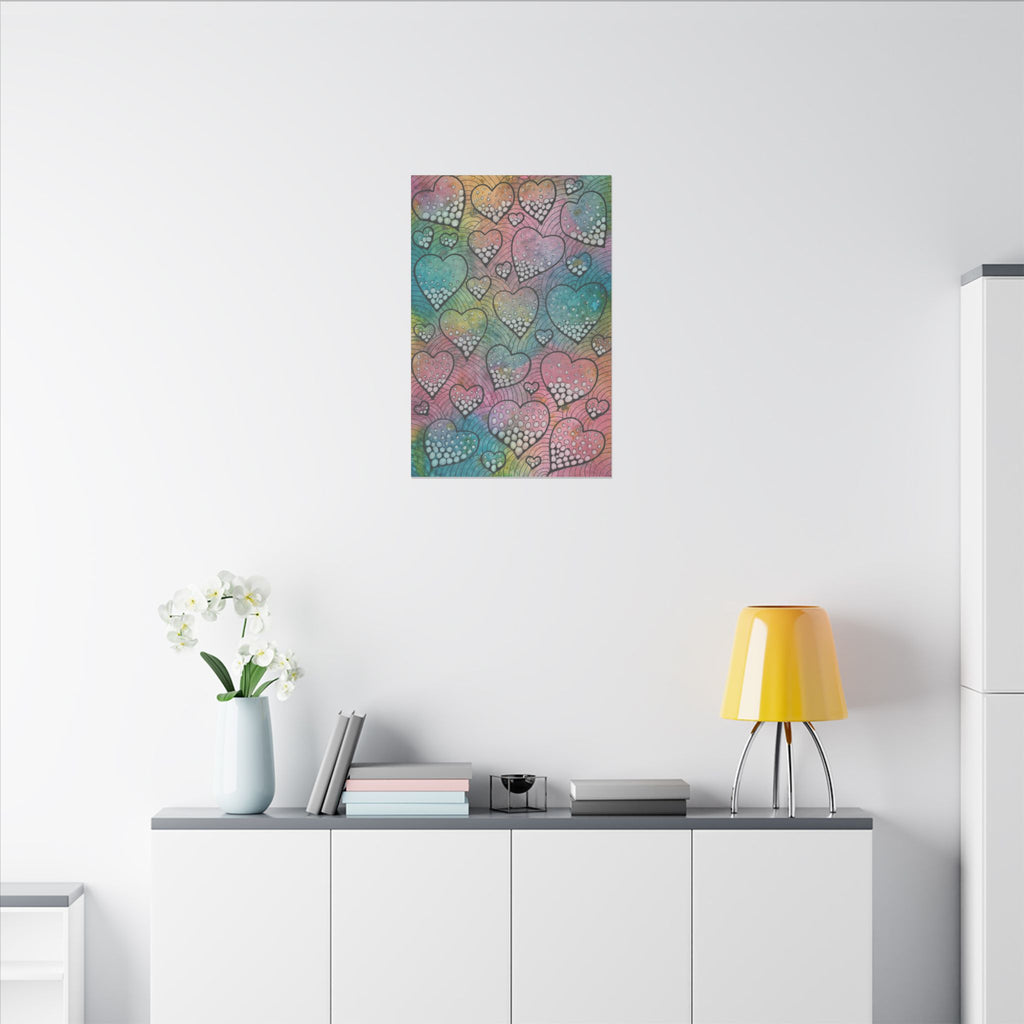 Large Colourful Wall Art, Canvas Prints, For Office, Bedroom or Living Room, or Special Gift #97 What's Love Got To Do With It: