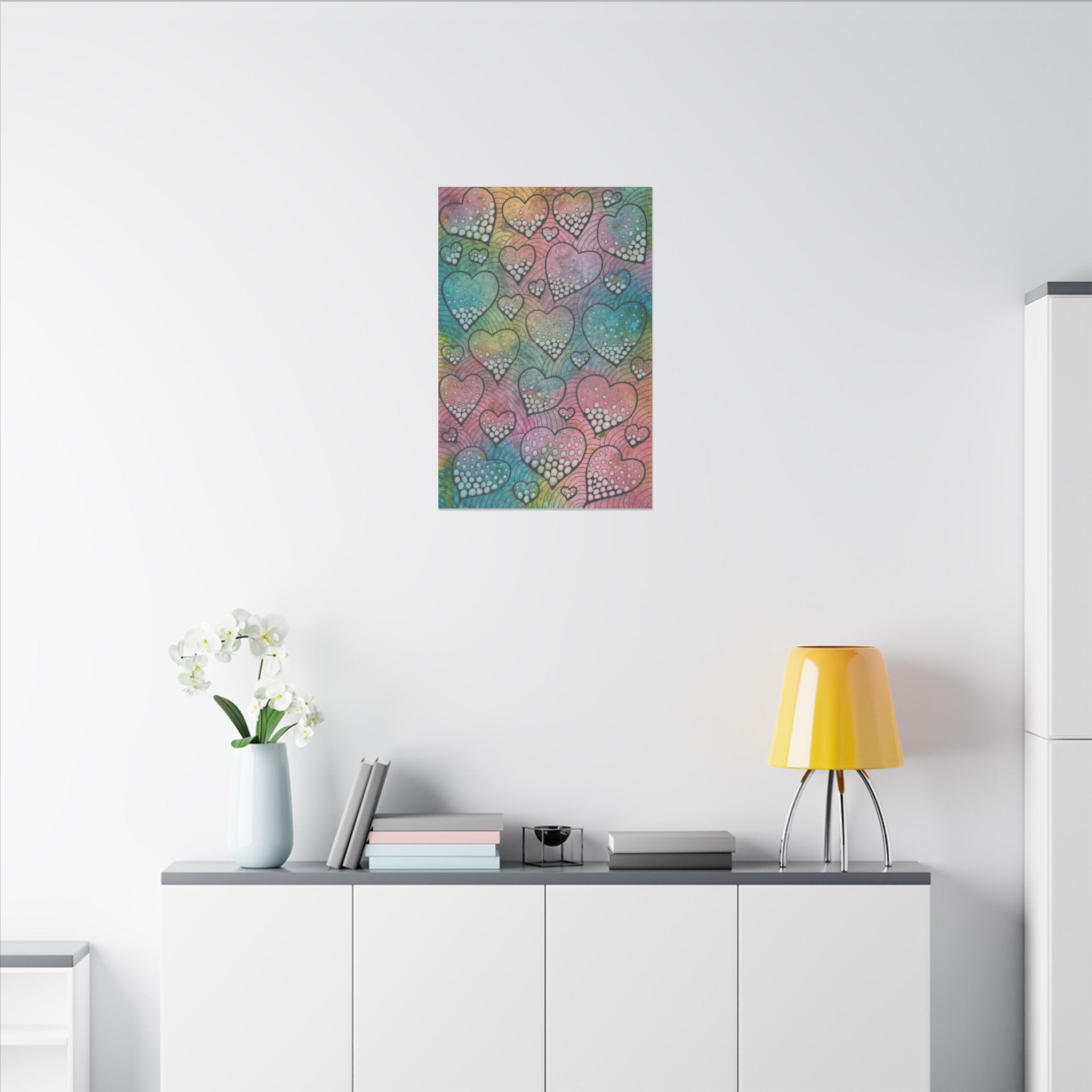 Large Colourful Wall Art, Canvas Prints, For Office, Bedroom or Living Room, or Special Gift #97 What's Love Got To Do With It: