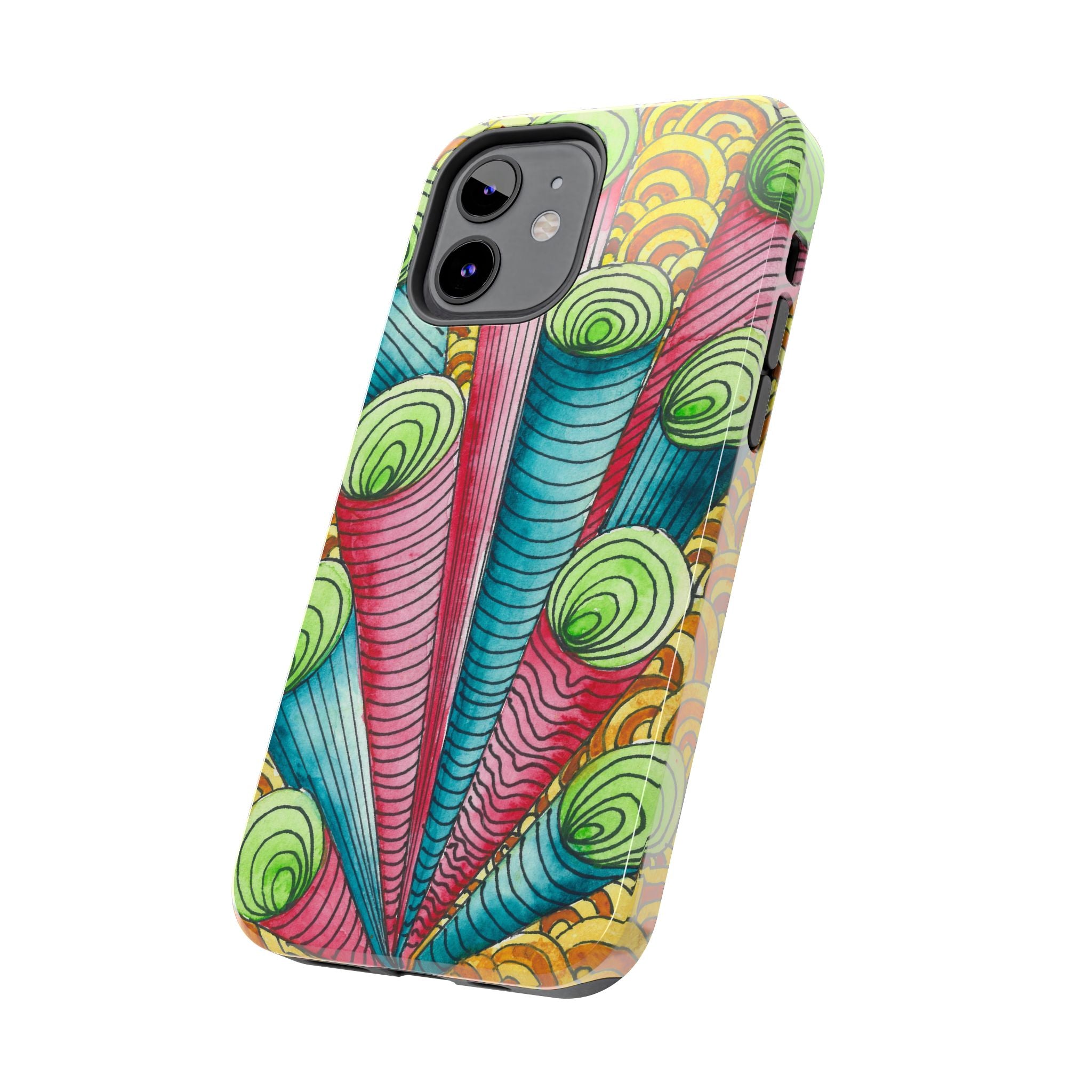 Tough Phone Case - All iPhones and Samsung Galaxys - Exciting Abstract Design #93 On A Mission