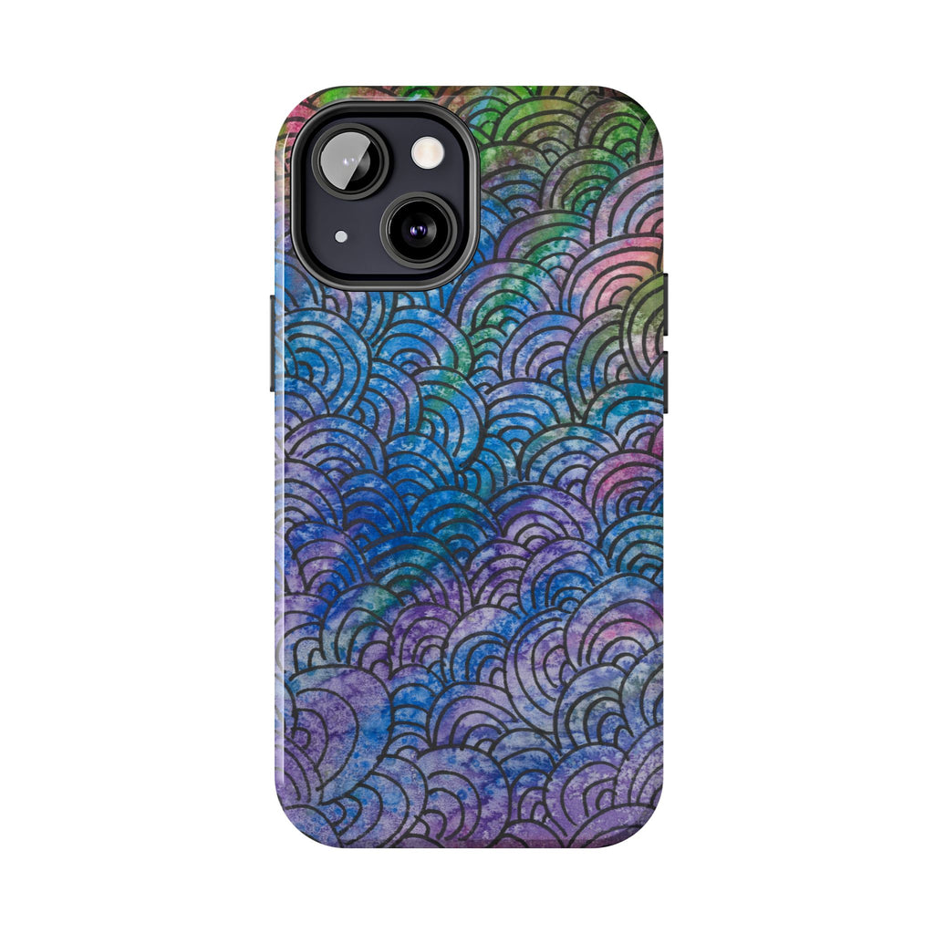 Tough Phone Case - All iPhones and Samsung Galaxys - Exciting Abstract Design #84 Ah! The Past